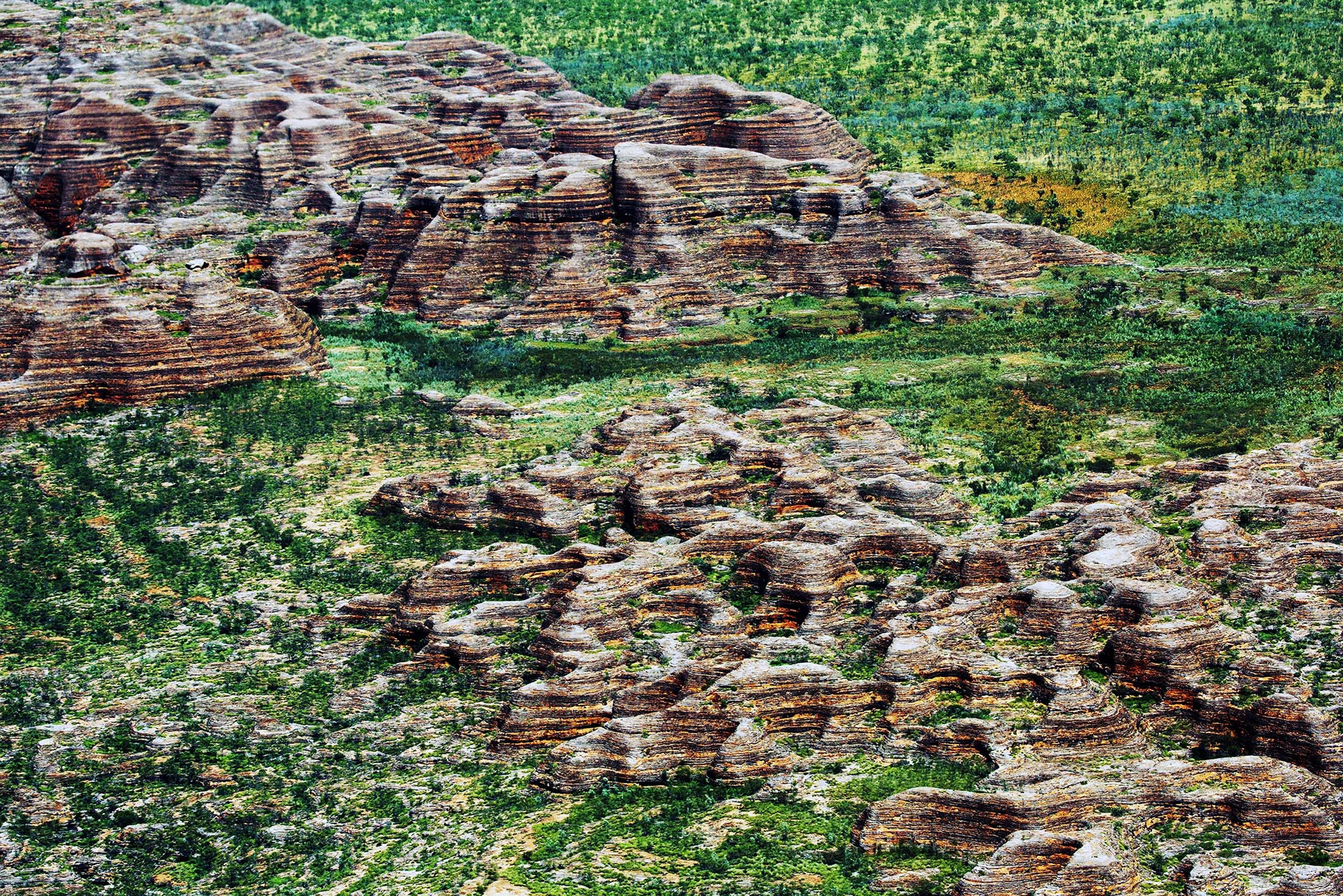 Rock formations in the Bungle Bungle Range, Kimberley, Australia./Denis Elterman
