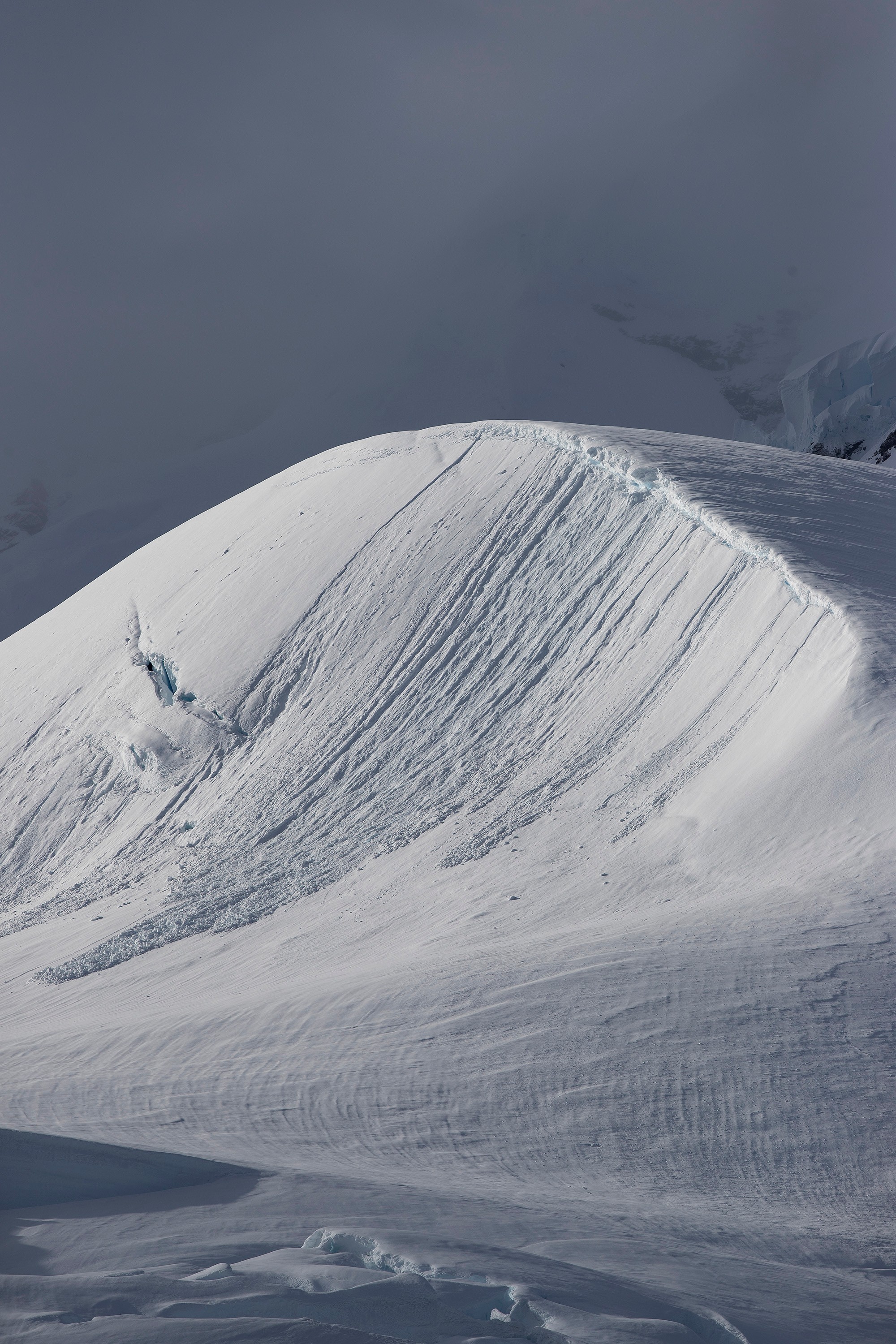 Antarctica's unpredictable weather demands flexibility./Lucia Griggi