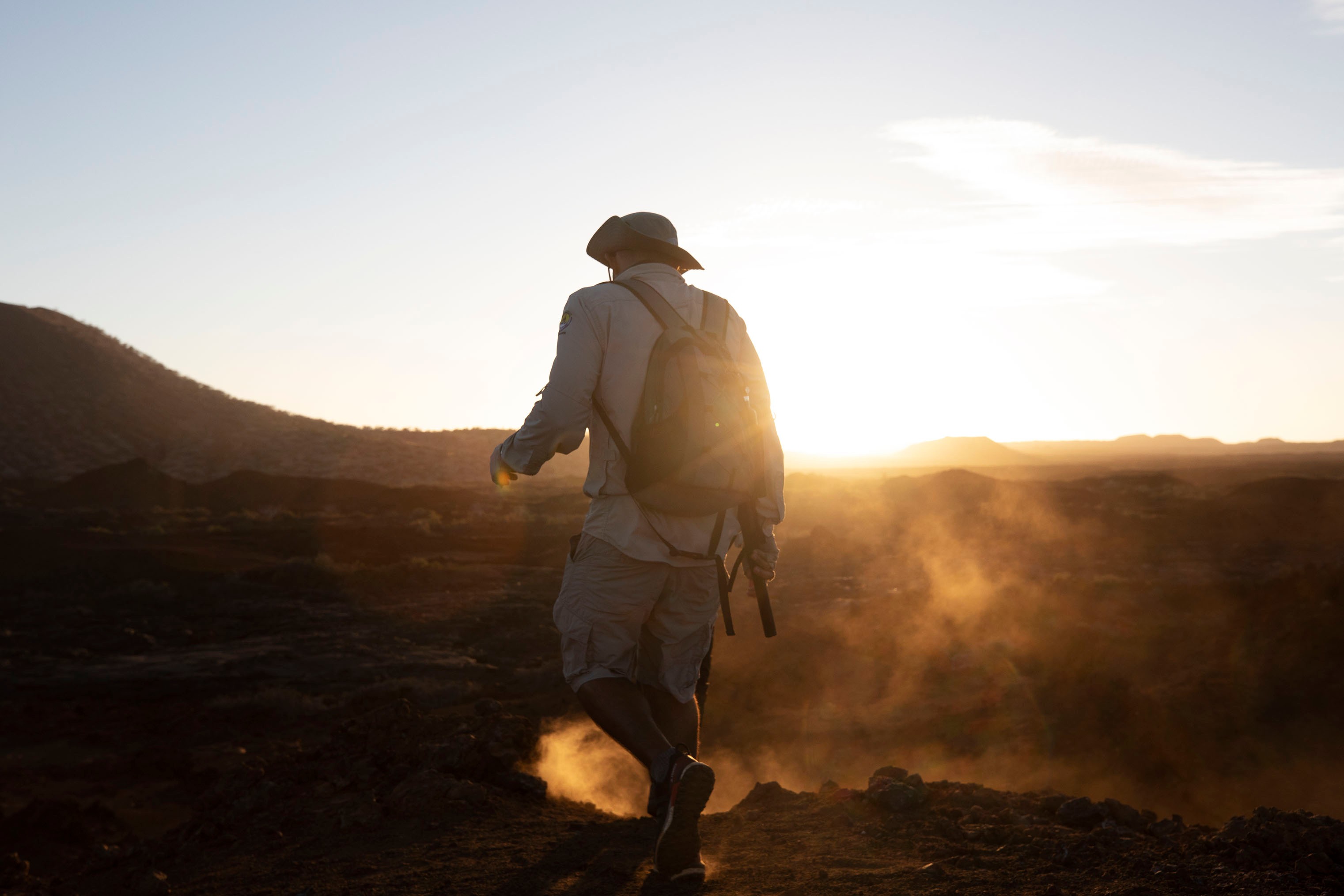 Trekking the lava fields of Sullivan Bay is one of the main attractions in Santiago Island./Lucia Griggi