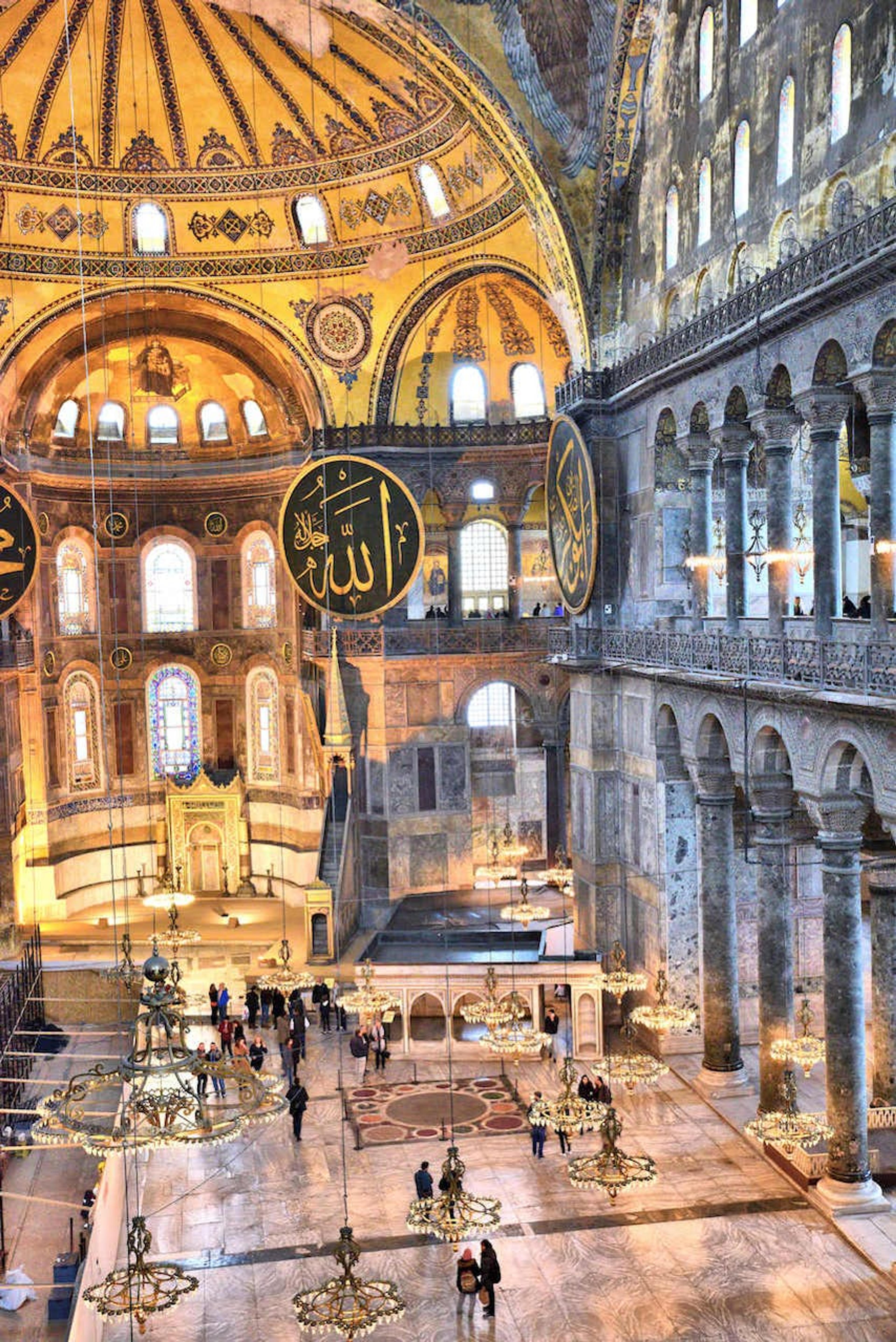 Inside the legendary Hagia Sophia in Istanbul./Ronan O'Connell