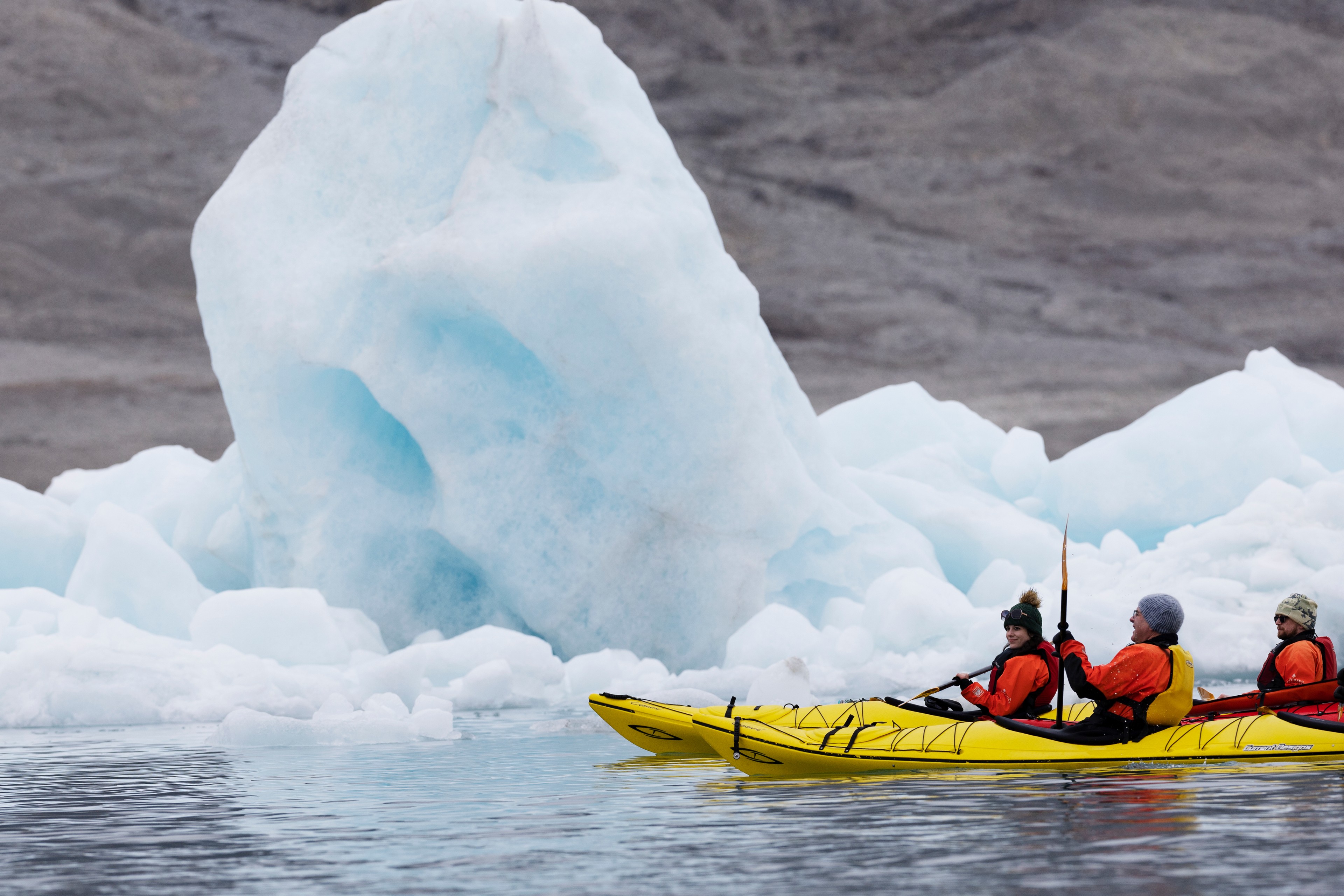 Writer David Swanson still enjoys the memory of kayaking in the Arctic./Lucia Griggi for Silversea