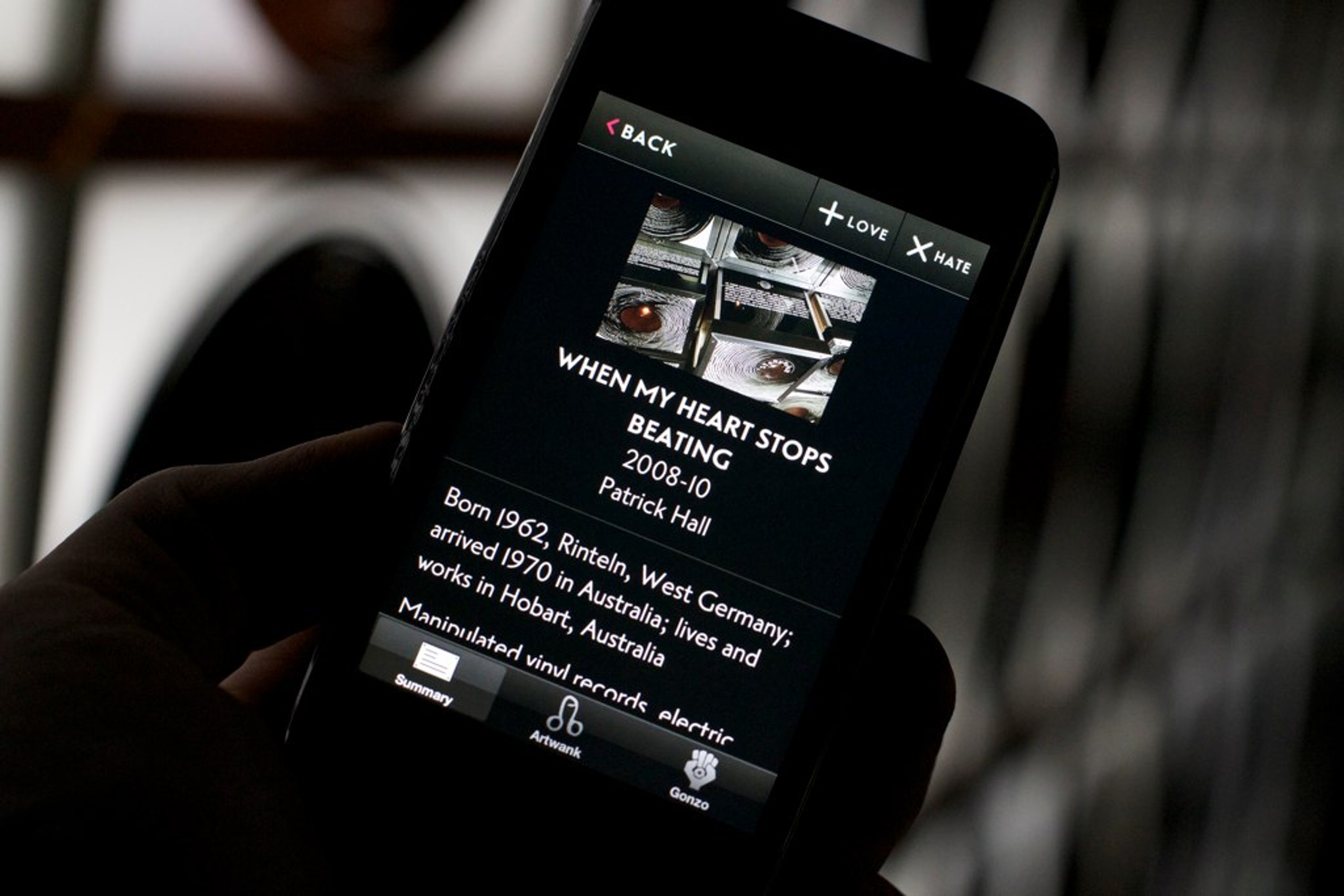 You'll need to download an app to understand what you're seeing at MONA./Wikimedia Commons photo by Rob Taylor