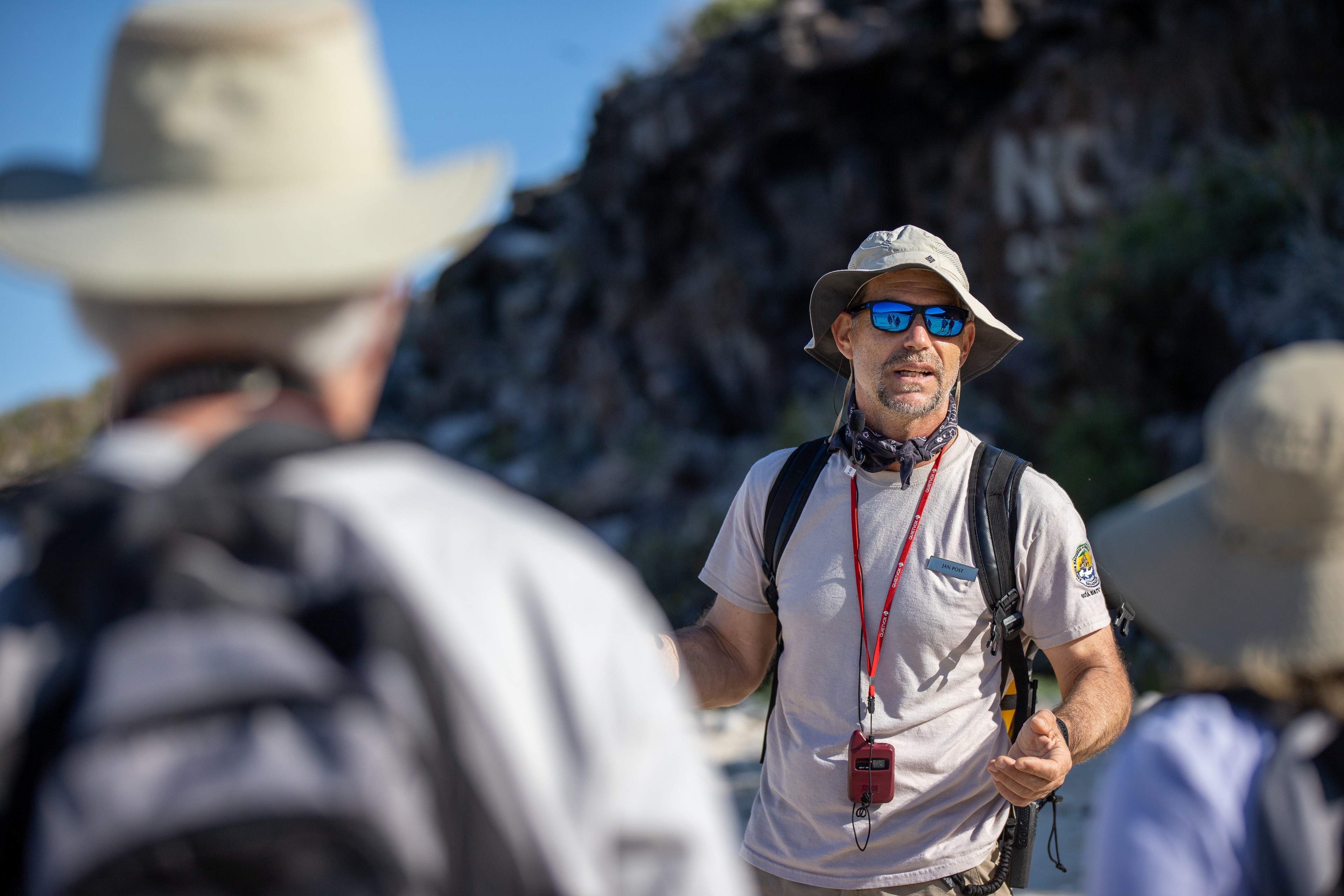 Expedition guides on Silversea's Silver Origin in Galápagos. Photo by Peter Shanks