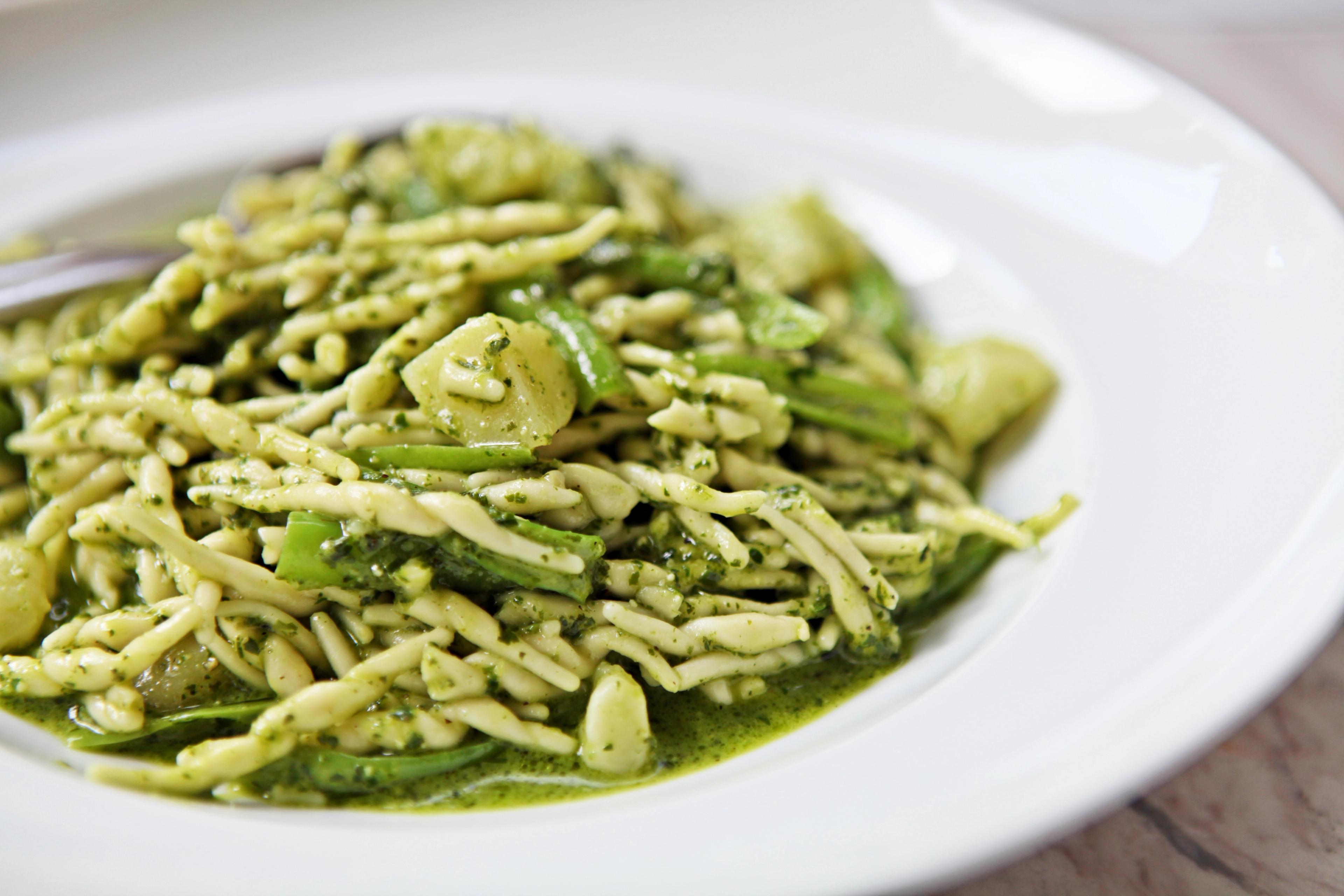 Trofie al pesto is the one of the most delicious dish you can find in Genoa
