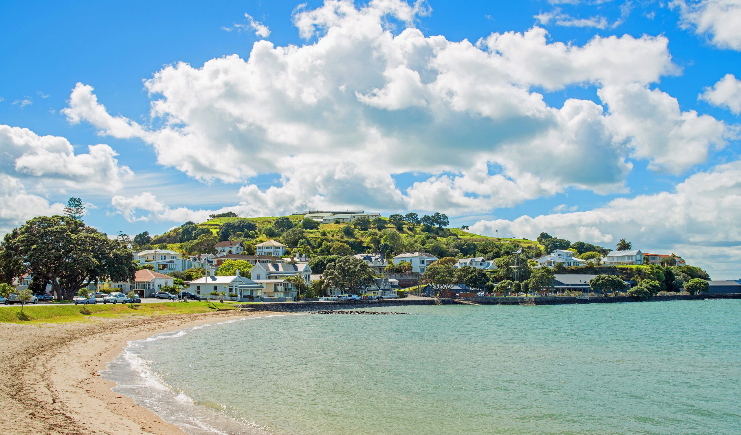Maungauika is a volcano forming a headland called North Head at the east end of the Waitemata Harbour in Auckland, New Zealand in the suburb of Devonport. Known for its sweeping views over the harbor and the Hauraki Gulf, since 1885 the head was mainly used by the military as a coastal defence installation, which left a network of accessible old bunkers and tunnels as its legacy, forming part of the attraction.