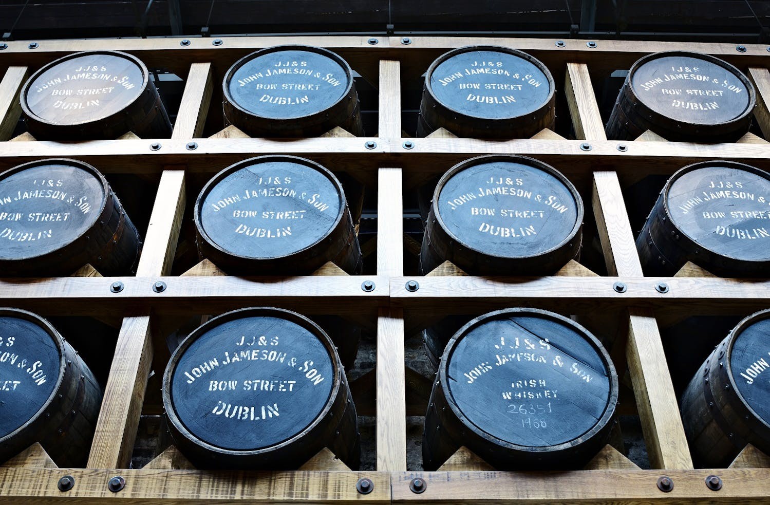 Jameson Irish whiskey is fermented in oak barrels for at least three years./Ronan O'Connell