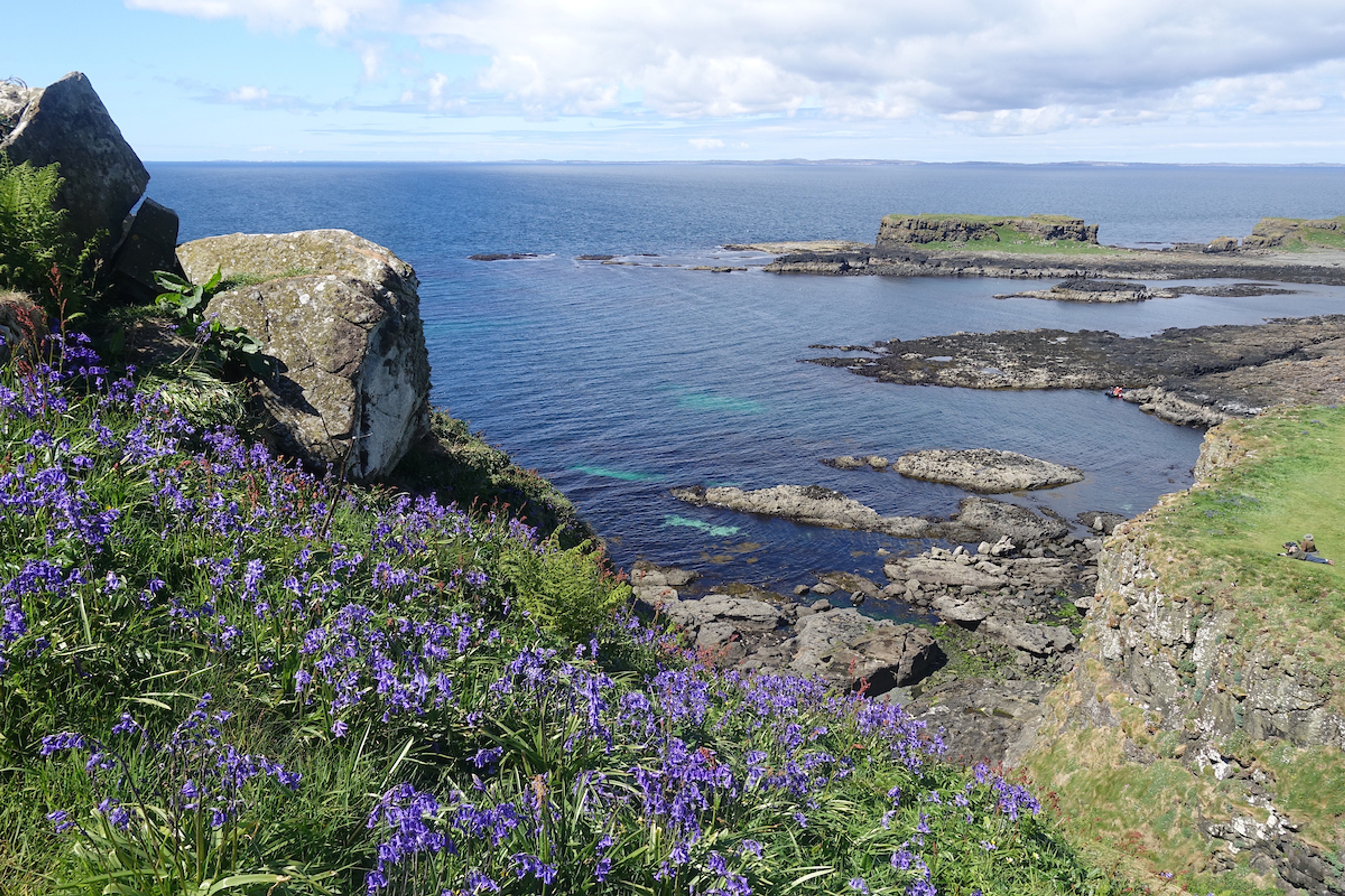 Scotland's Isle of Lunga is a breeding ground for a variety of birds, including Atlantic Puffins./Shutterstock