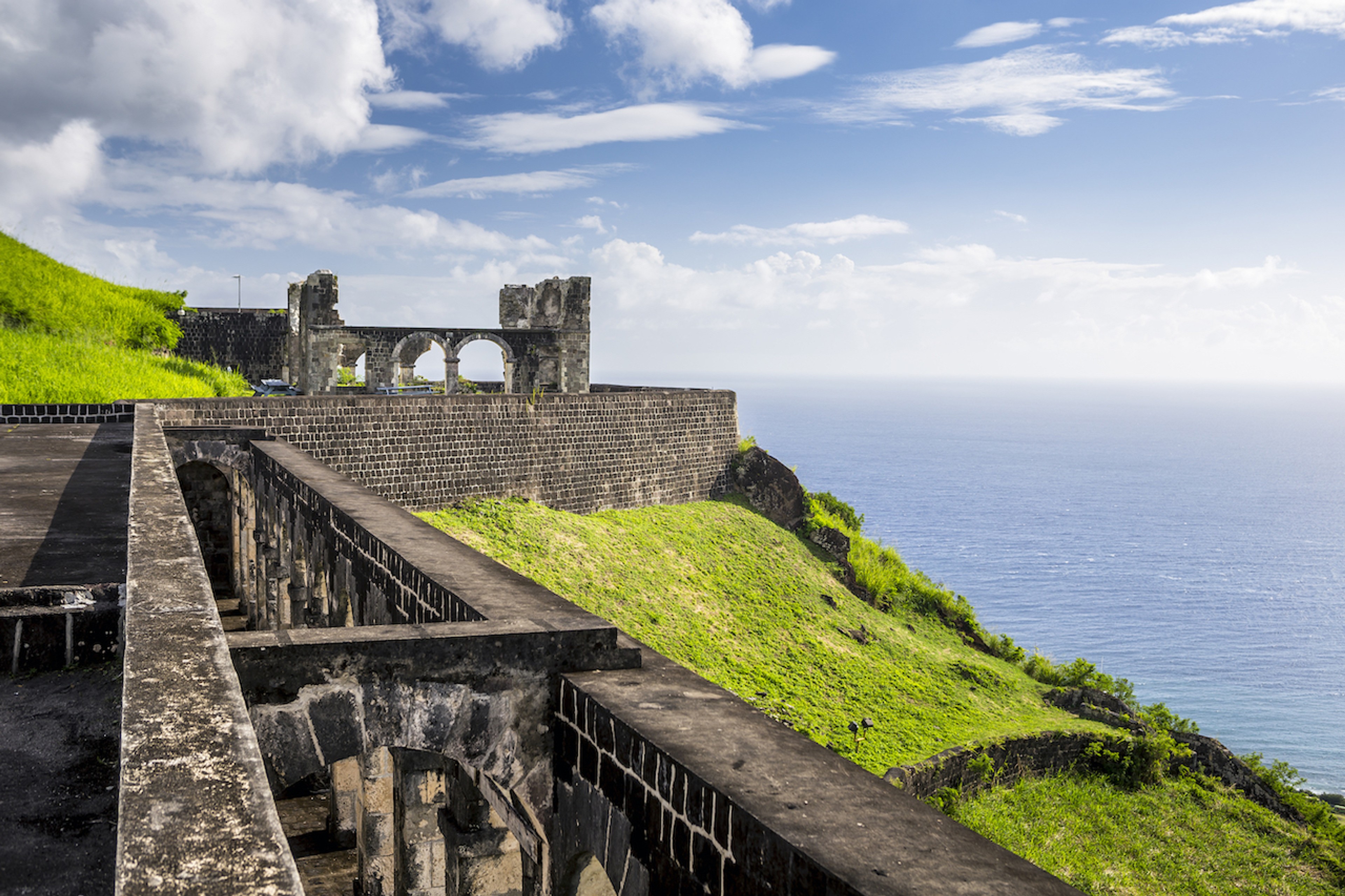 Built by the British, Brimstone Hill Fortress is one of St. Kitts' most famous attractions./Shutterstock