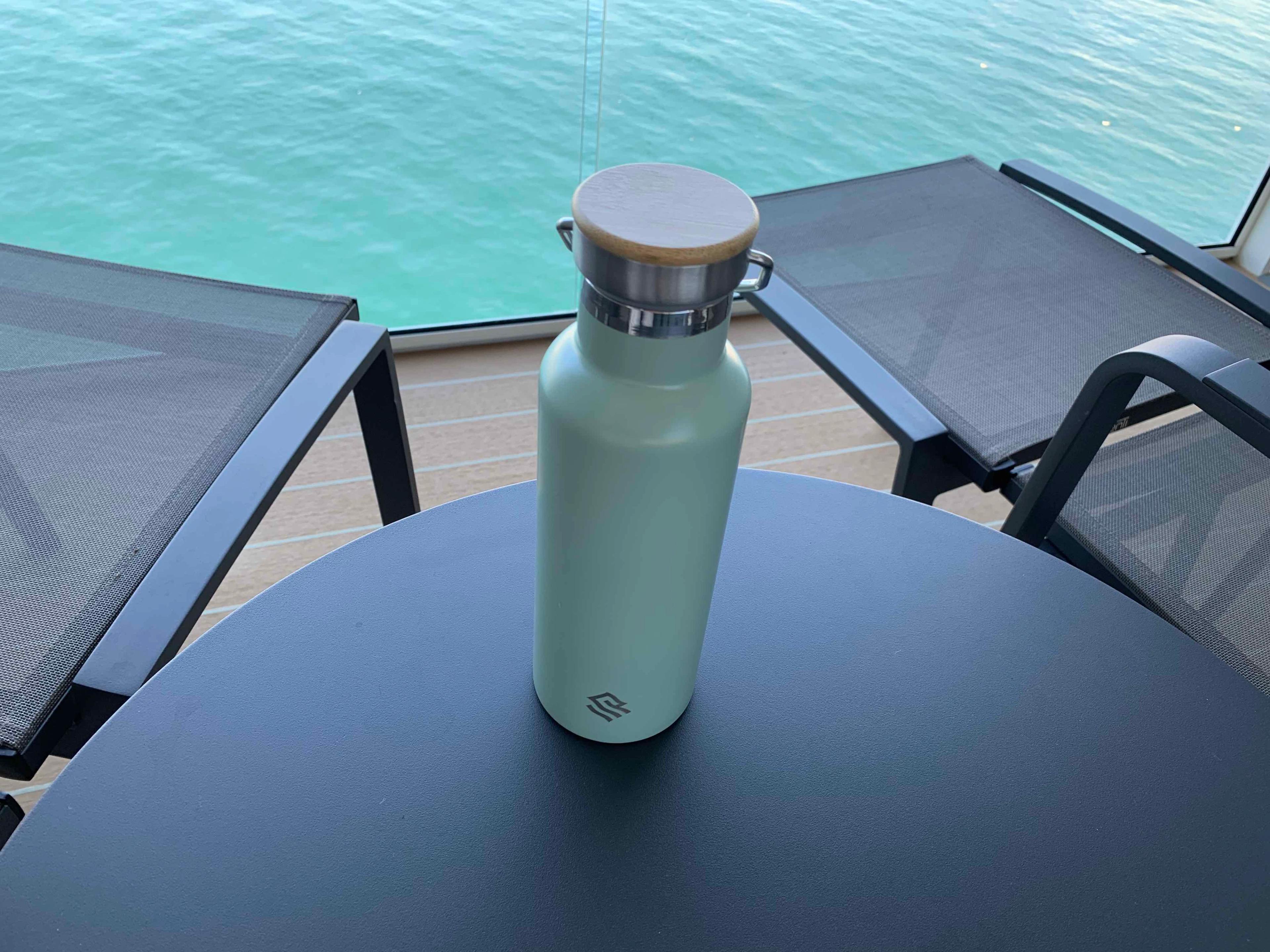 Silversea gifts all guests with a refillable water bottle./Photo by Teijo Niemela for Silversea