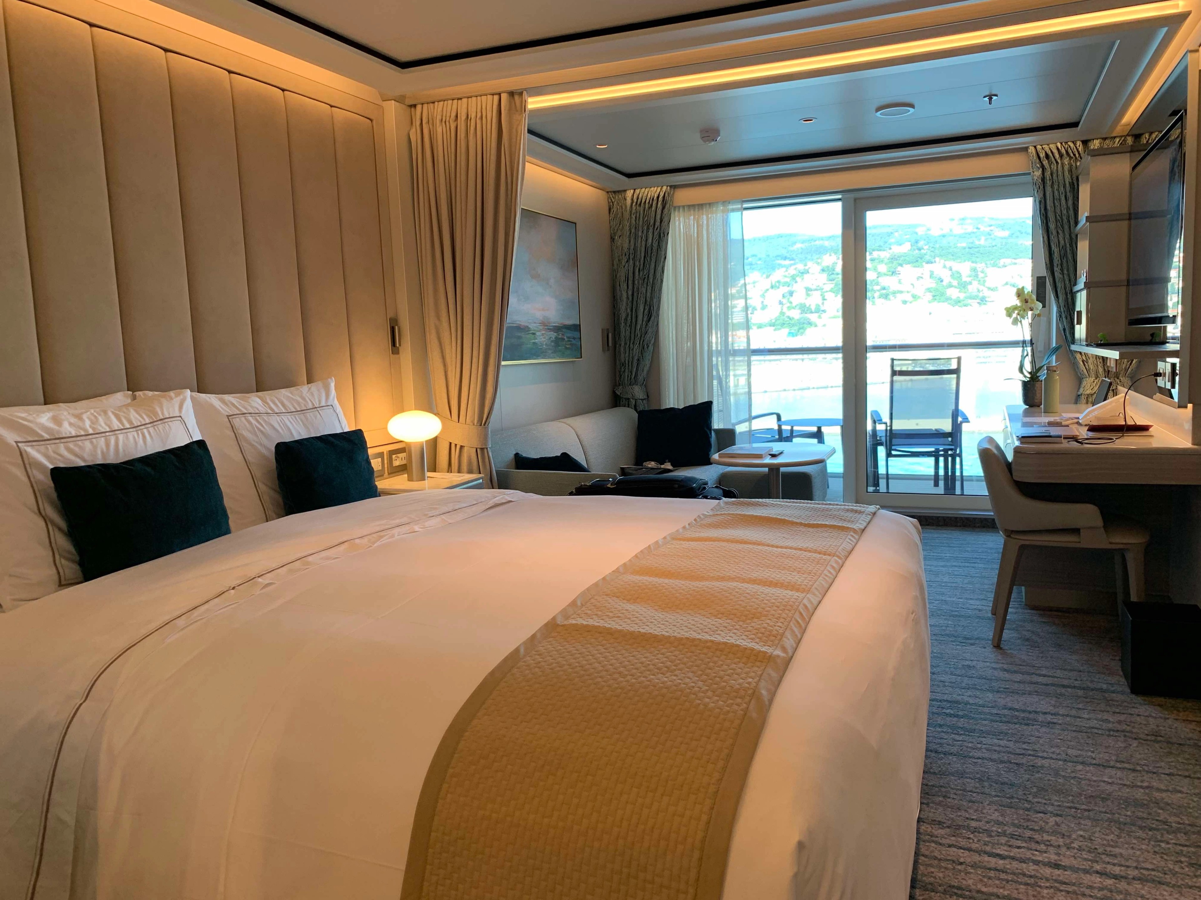 A deluxe veranda suite on Silver Nova. Photo by Teijo Niemela for Silversea