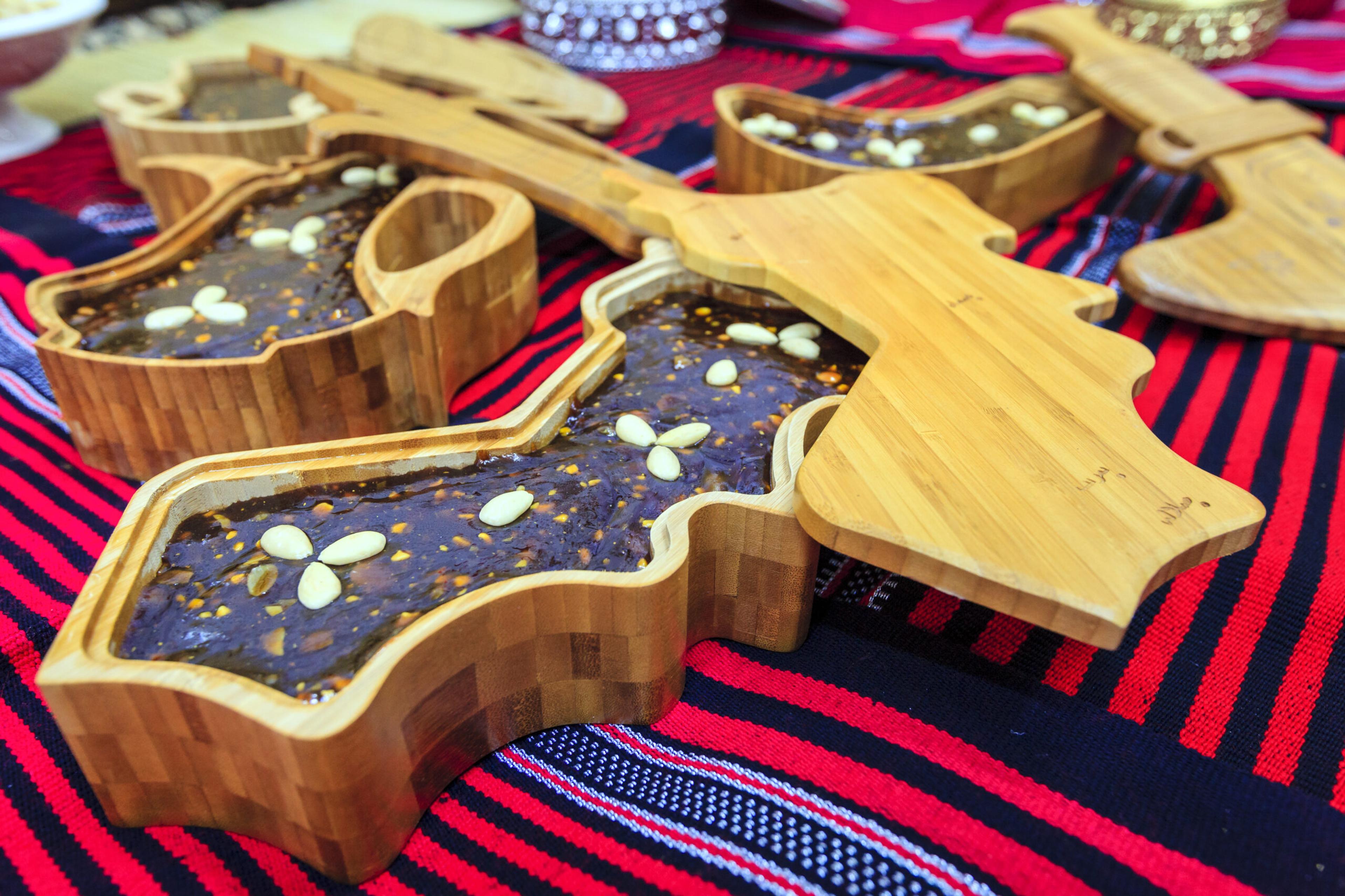 Halwa varies by country. In Oman, it's more jellylike and is sometimes served from decorative boxes./Shutterstock