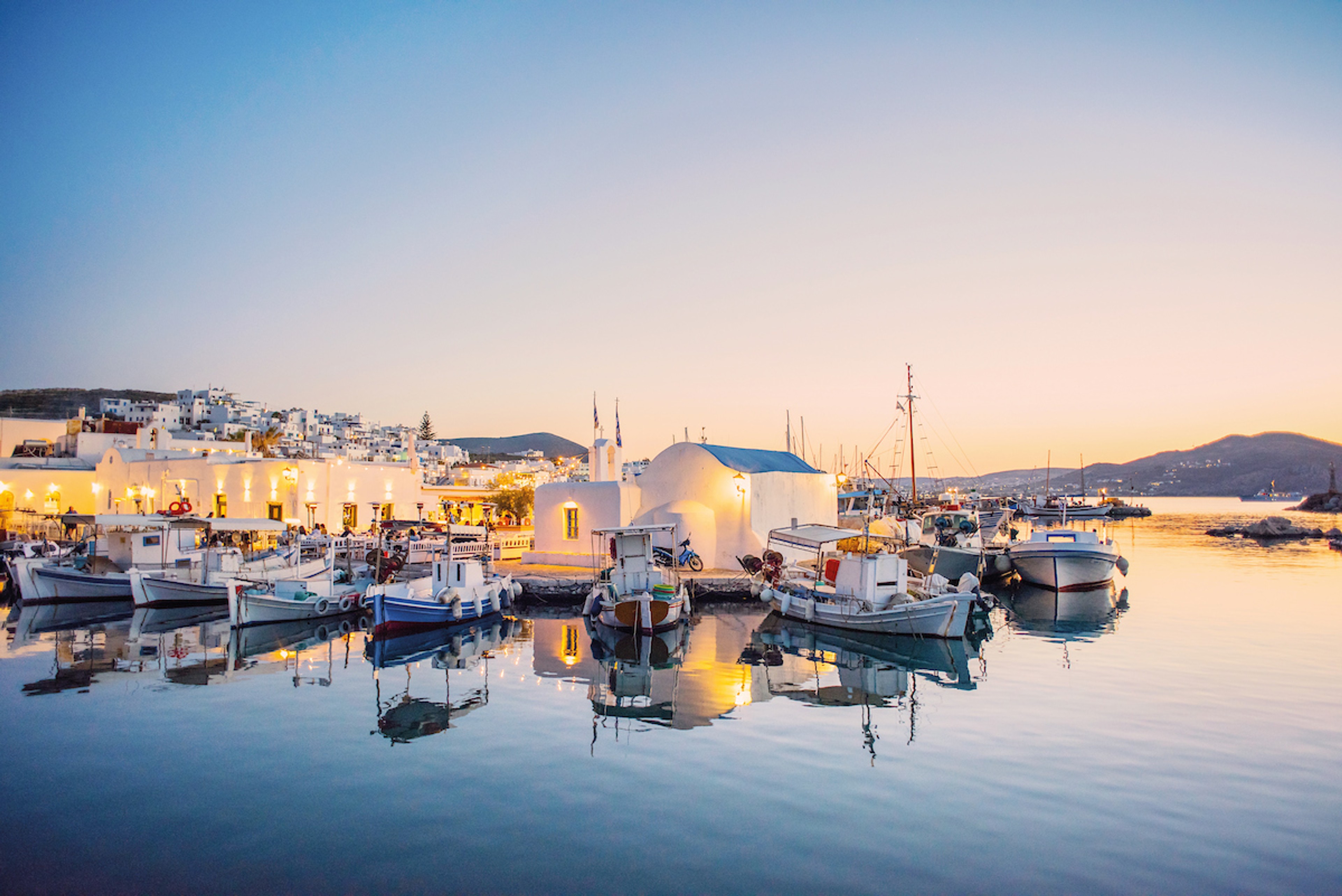 The picturesque fishing village of Naousa in Paros./Shutterstock