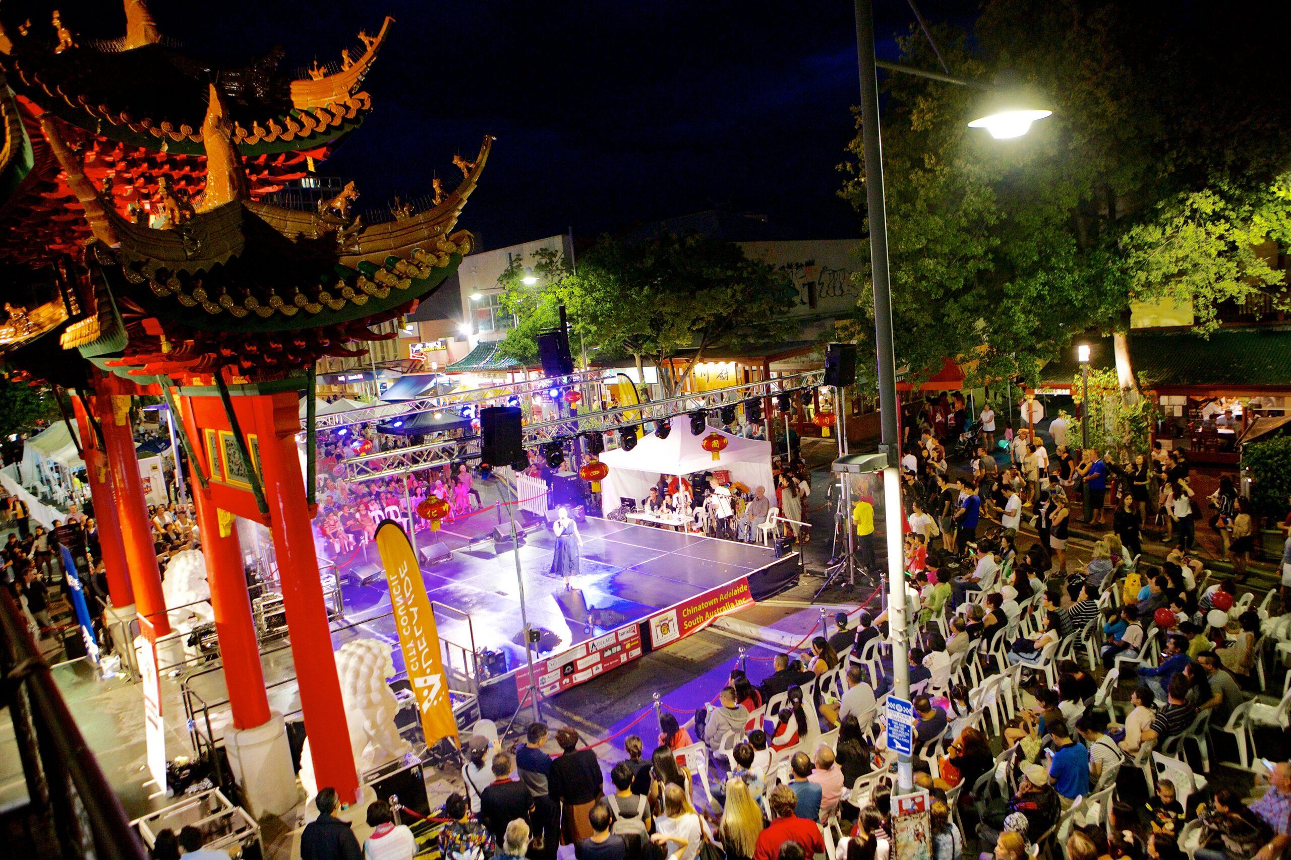 Lunar New Year celebration in Adelaide, Australia/Wikimedia Commons photo courtesy City of Adelaide
