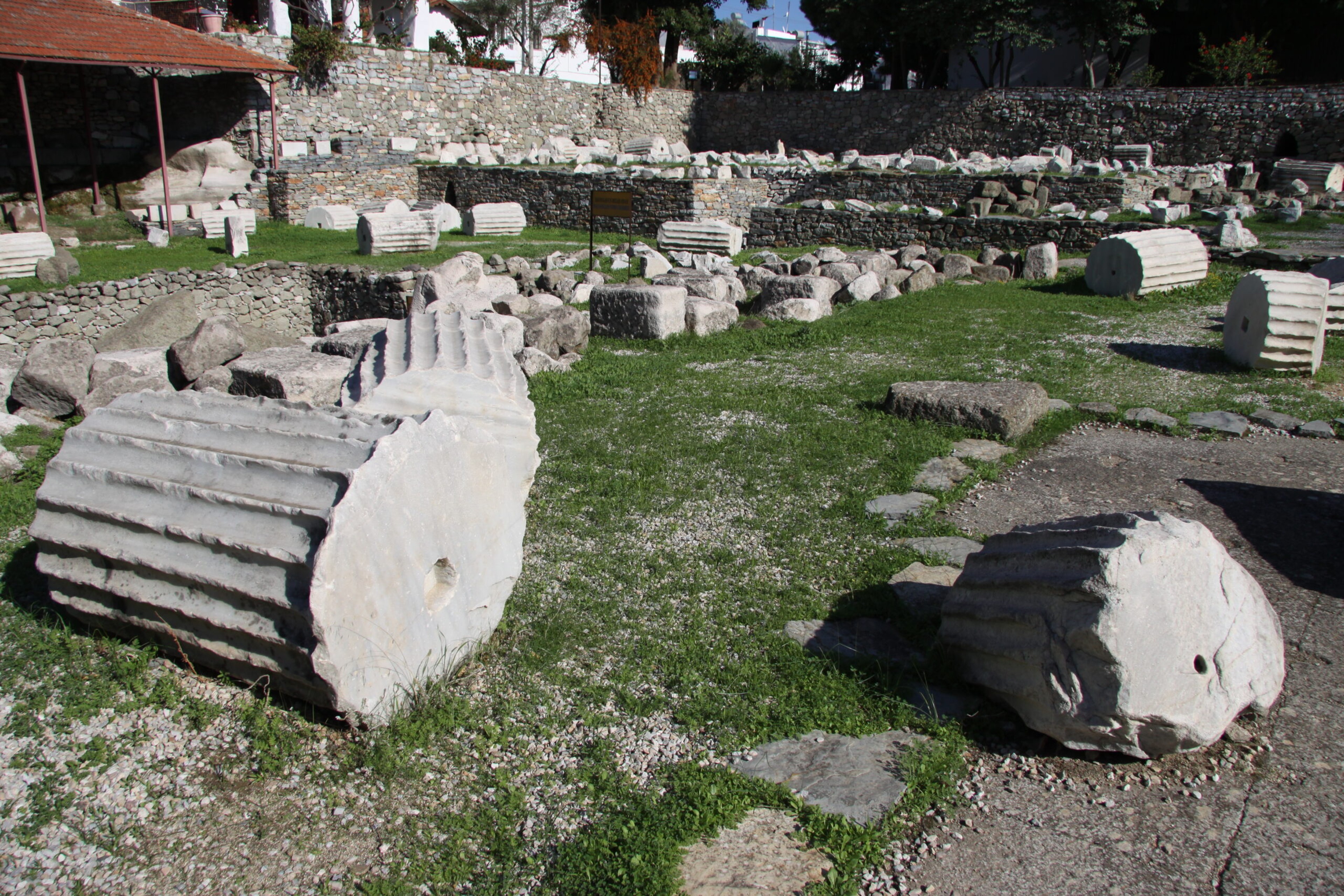 Ruins of the Mausoleum at Halicarnassus, Bodrum, Turkey/Getty Images