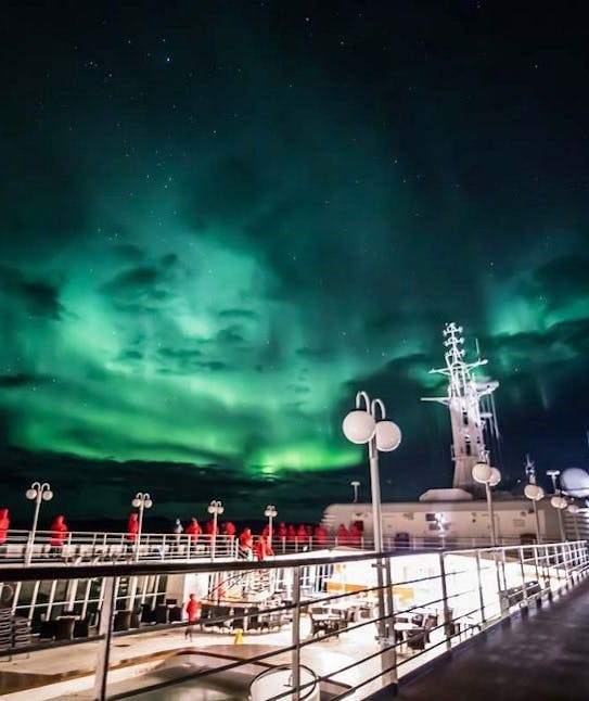 On Silver Cloud, the Northern Lights made a stellar appearance/Silversea photo