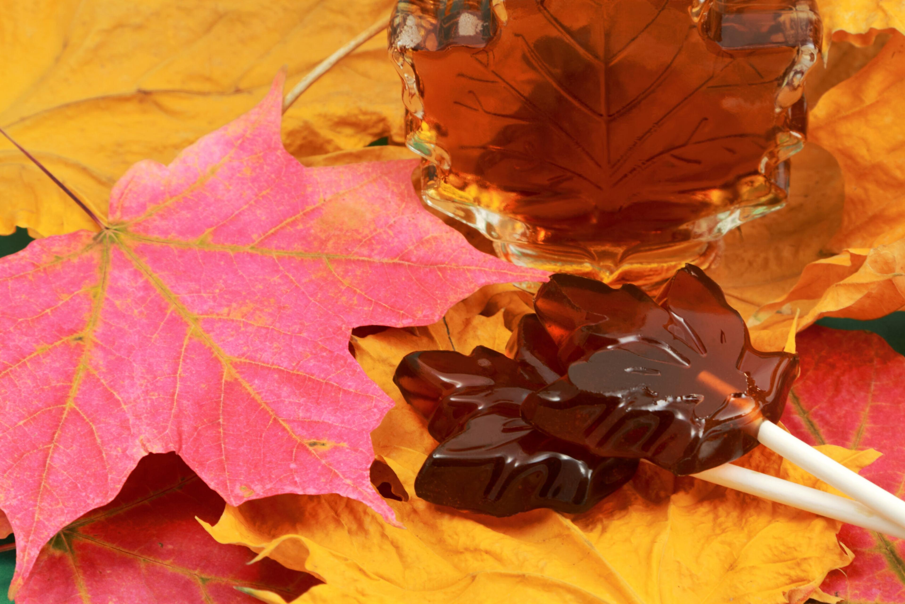Candies and syrup made of pure sugar maple sap are good to eat and make good souvenirs./Getty Images