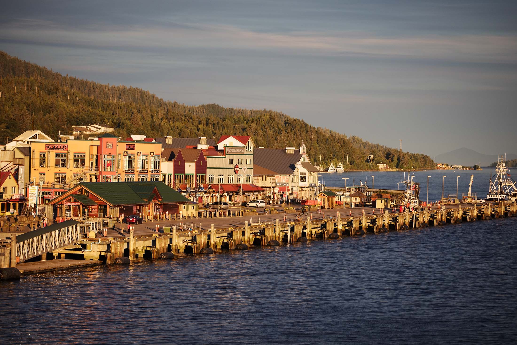 The town of Ketchikan, in Alaska./Lucia Griggi
