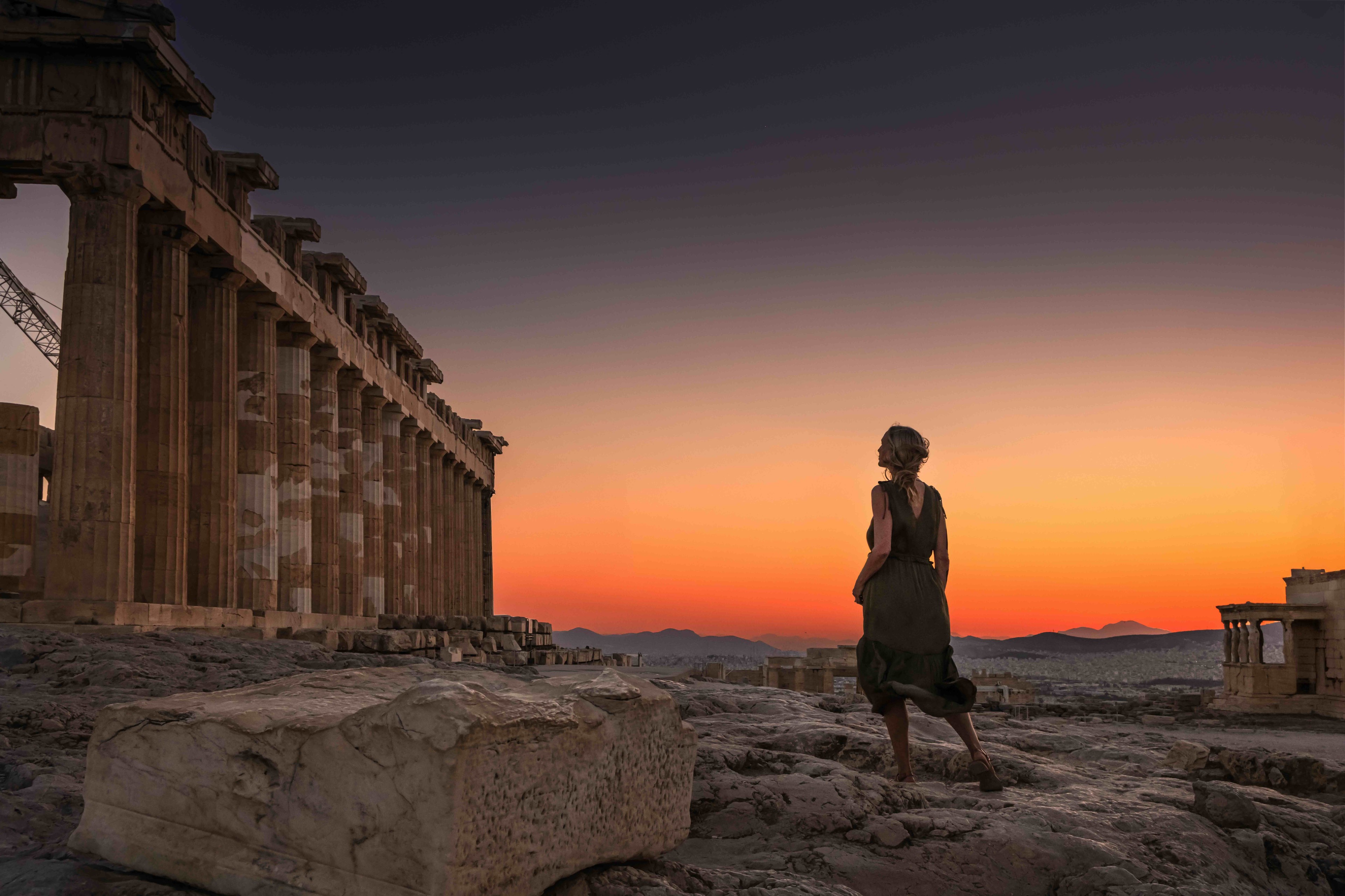 Experience the majestic and ancient history of the Mediterranean, in this case in Athens./Silversea