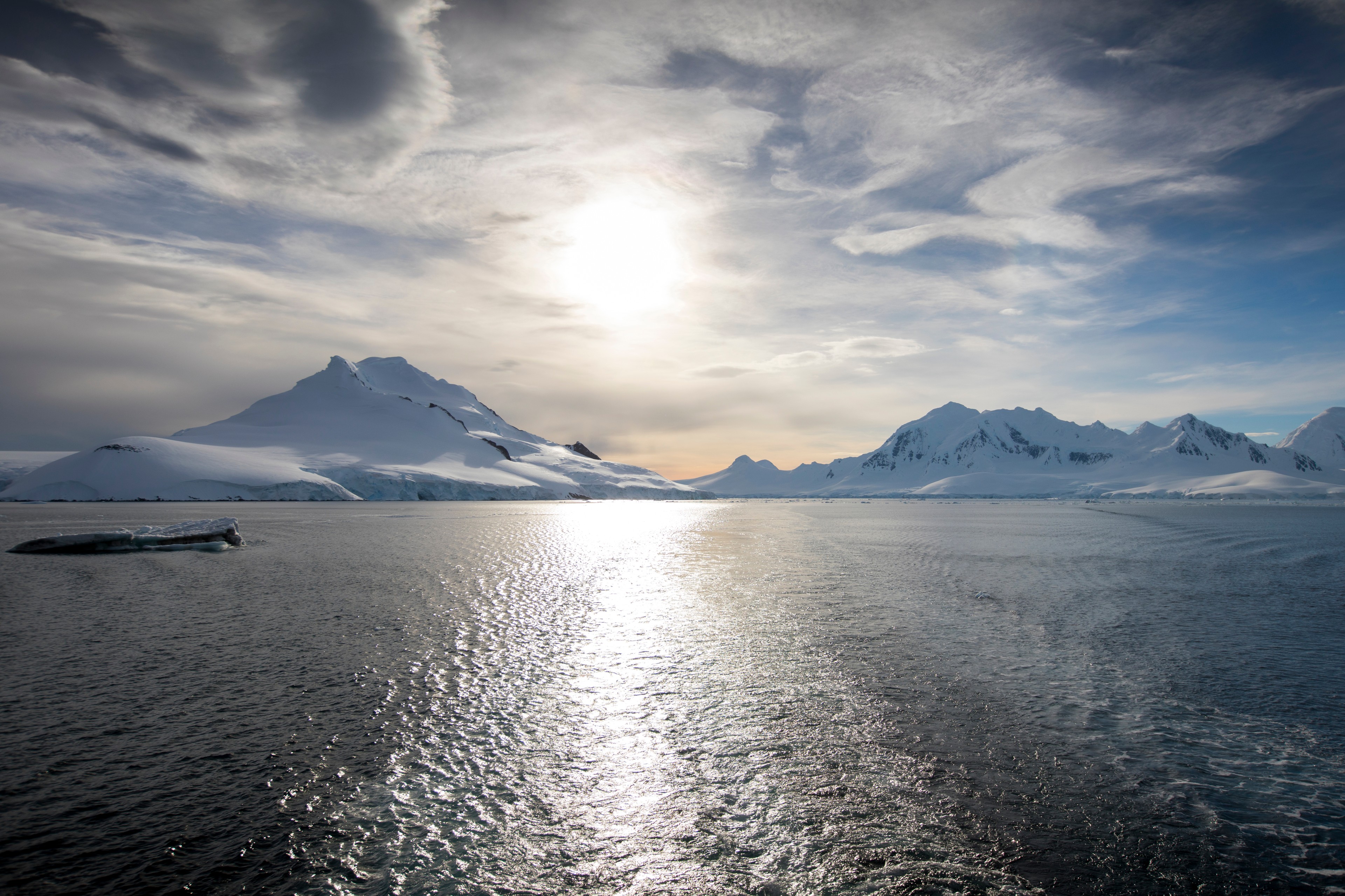 Remember the sun shines nearly 24 hours a day in the Antarctic summer, so sunscreen and polarized glasses are necessary./Shutterstock