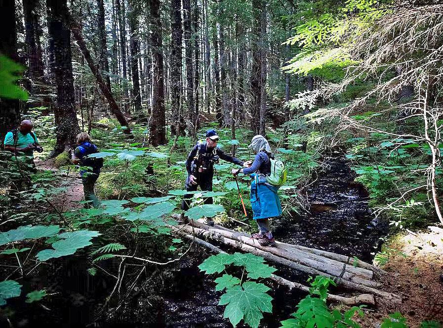 Sharing adventures, like this hike to Alaska's Davidson Glacier, may make you feel even closer to your partner./Lucia Griggi for Silversea