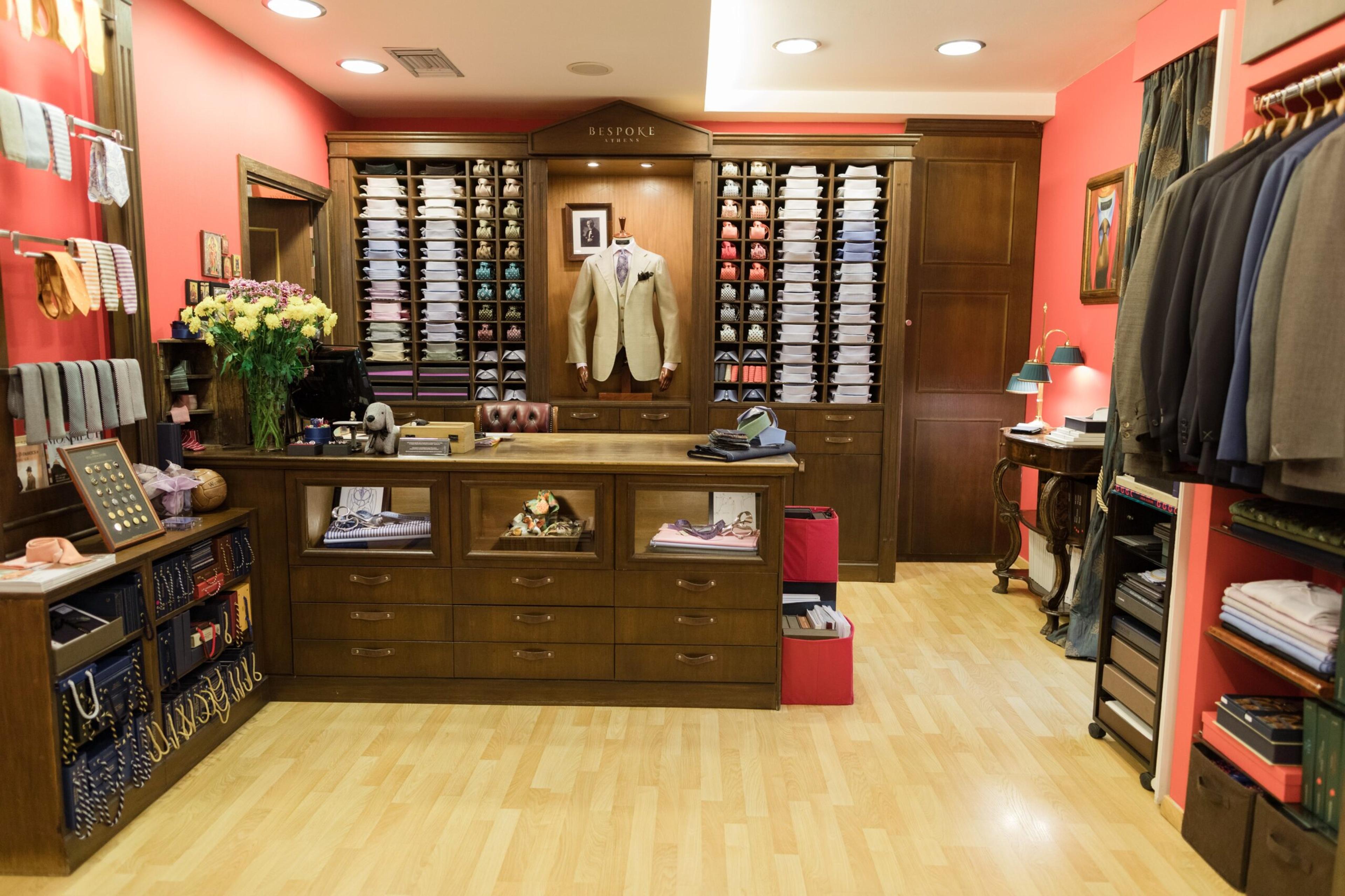 “We are giving just as much attention to you as we do the suit,” says Vassilis Bourtsalas, who gave up the corporate world to run Bespoke Athens, his calling./Photo Bespoke Athens