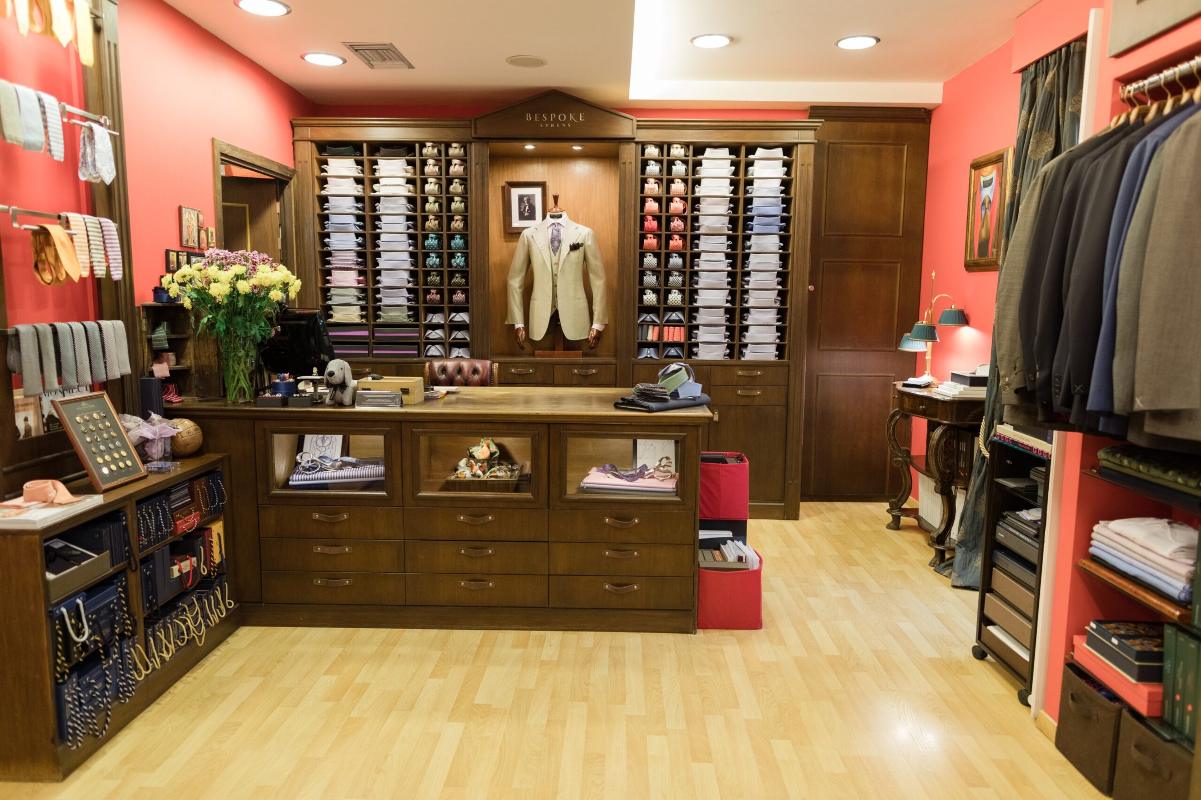 “We are giving just as much attention to you as we do the suit,” says Vassilis Bourtsalas, who gave up the corporate world to run Bespoke Athens, his calling./Photo Bespoke Athens