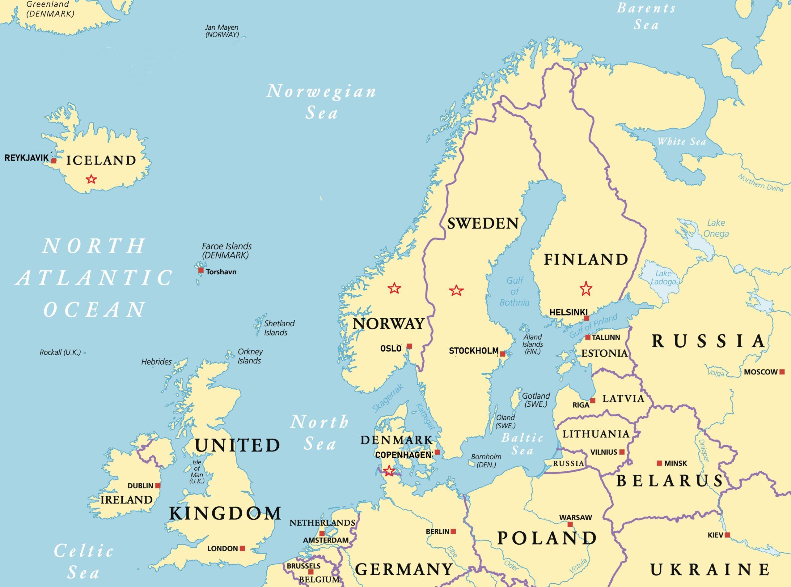 The Nordic countries/Getty Images