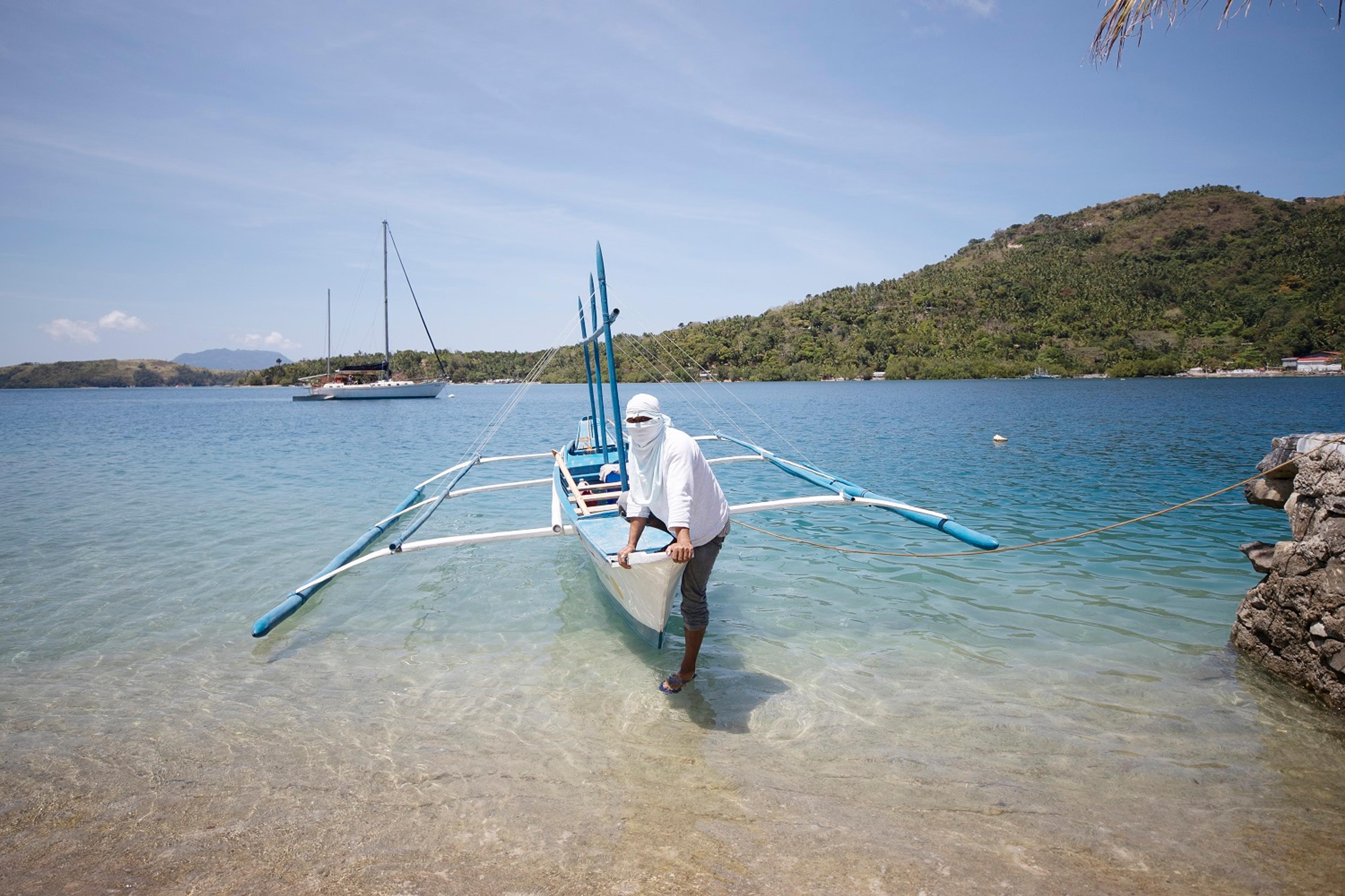 A traditional bangka boat — long used to travel between islands in the Philippines./Lucia Griggi