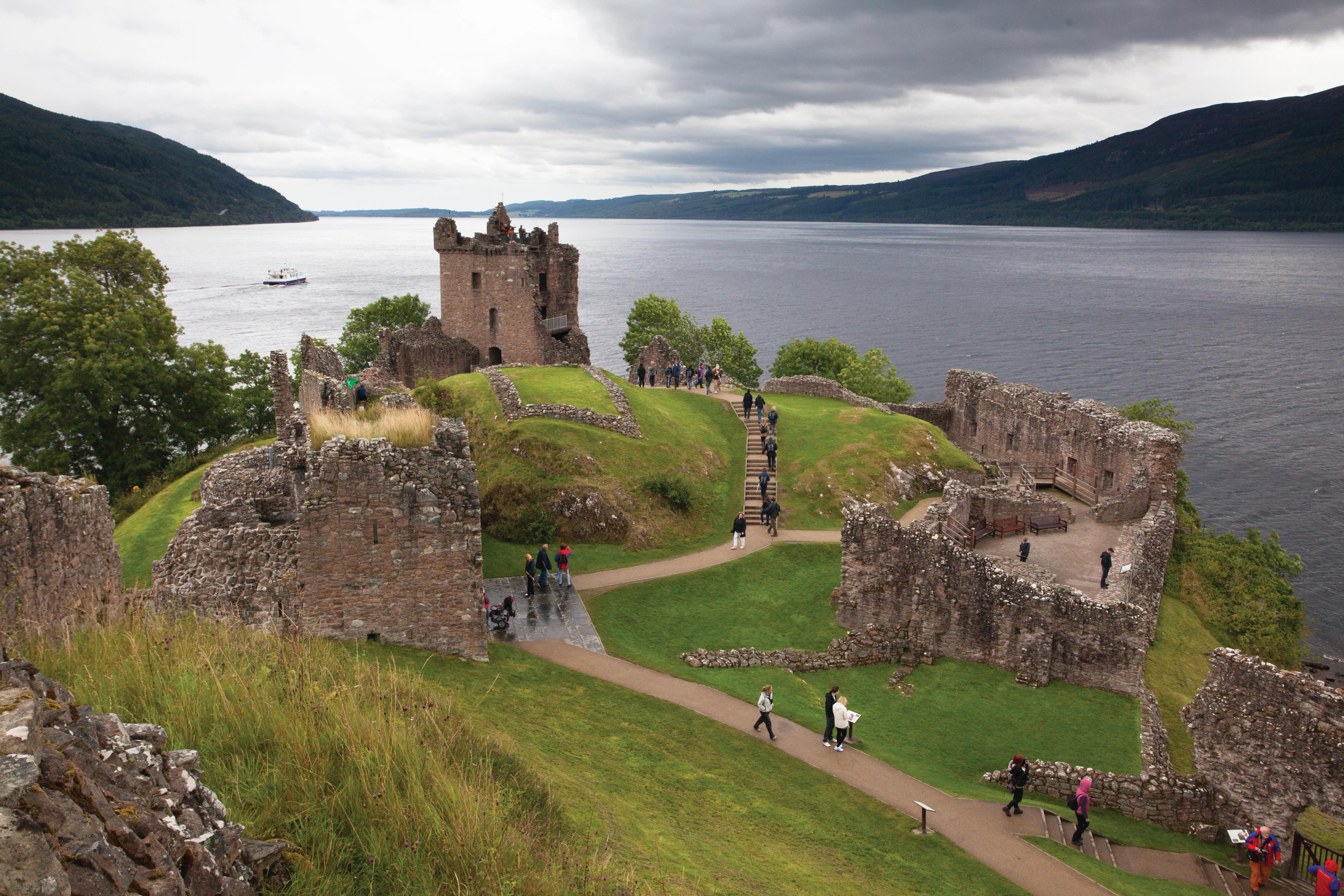 The ruins of Urquhart Castle, overlooking Loch Ness, Scotland/Richard Sidey