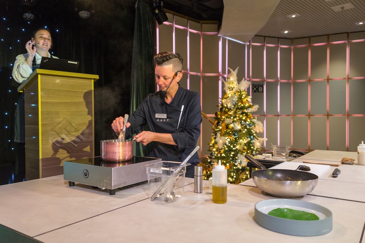 A culinary demonstration onboard Silver Moon showcased the history of the tamale/David Swanson