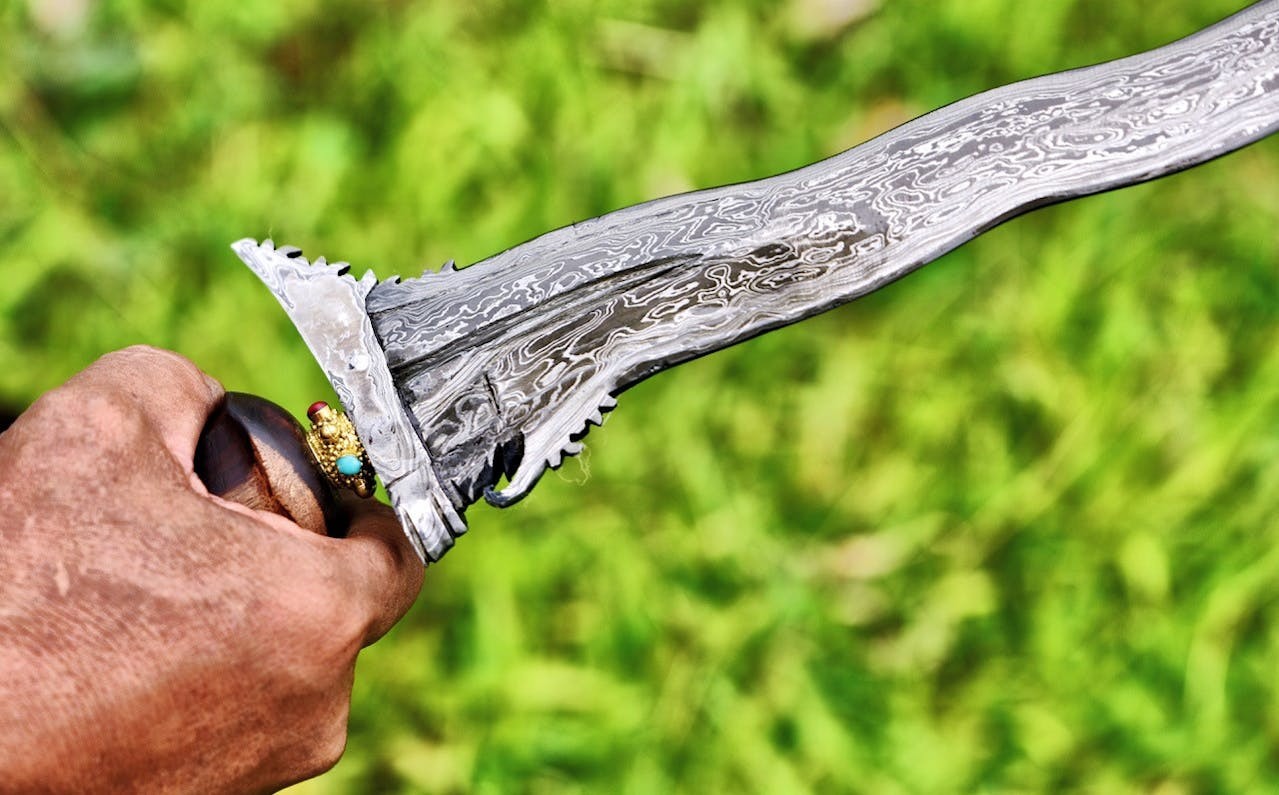 Each Balinese keris dagger takes between two and five days to craft, using traditional techniques./Ronan O'Connell