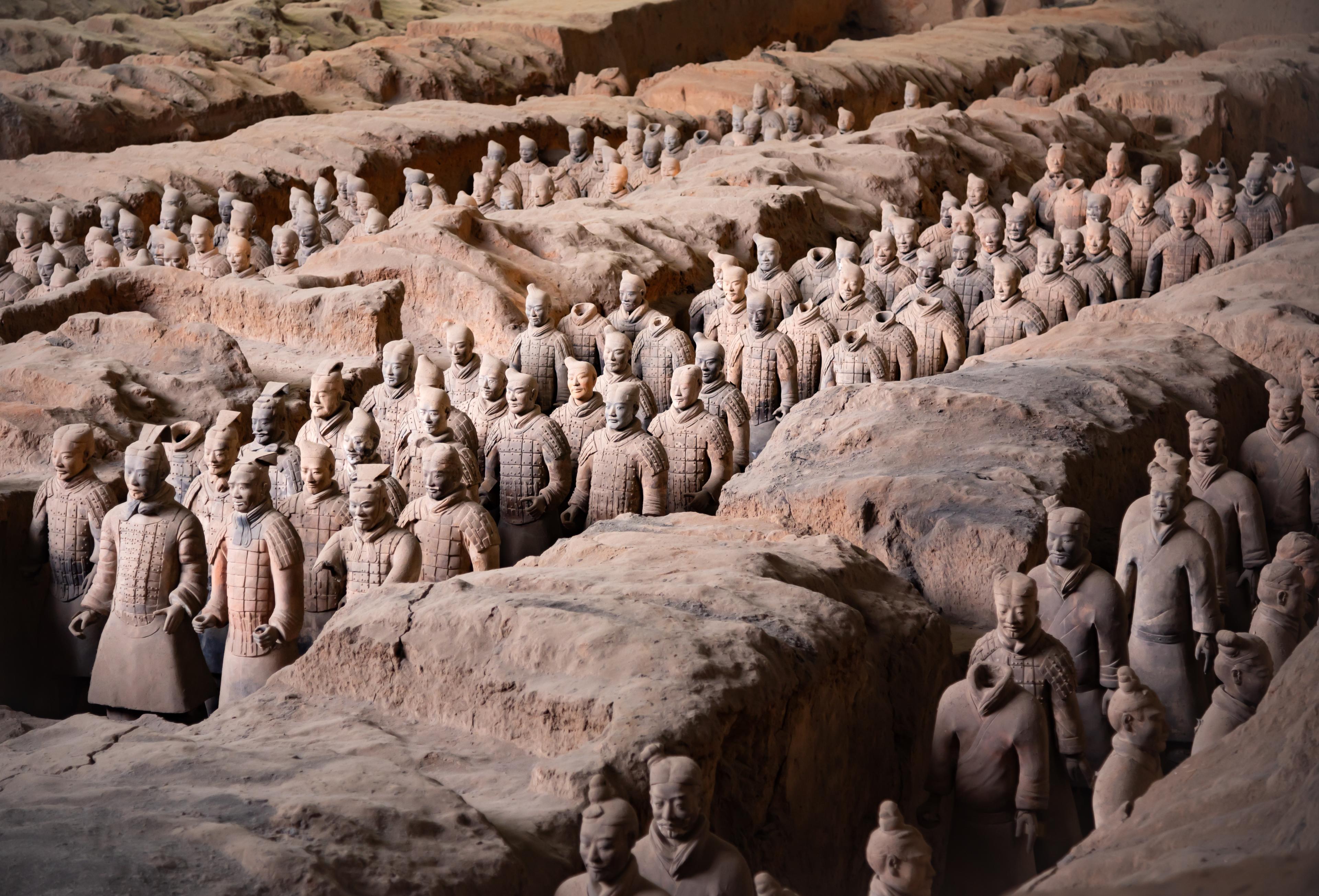 The Terracotta Warriors outside of Xi'an, China