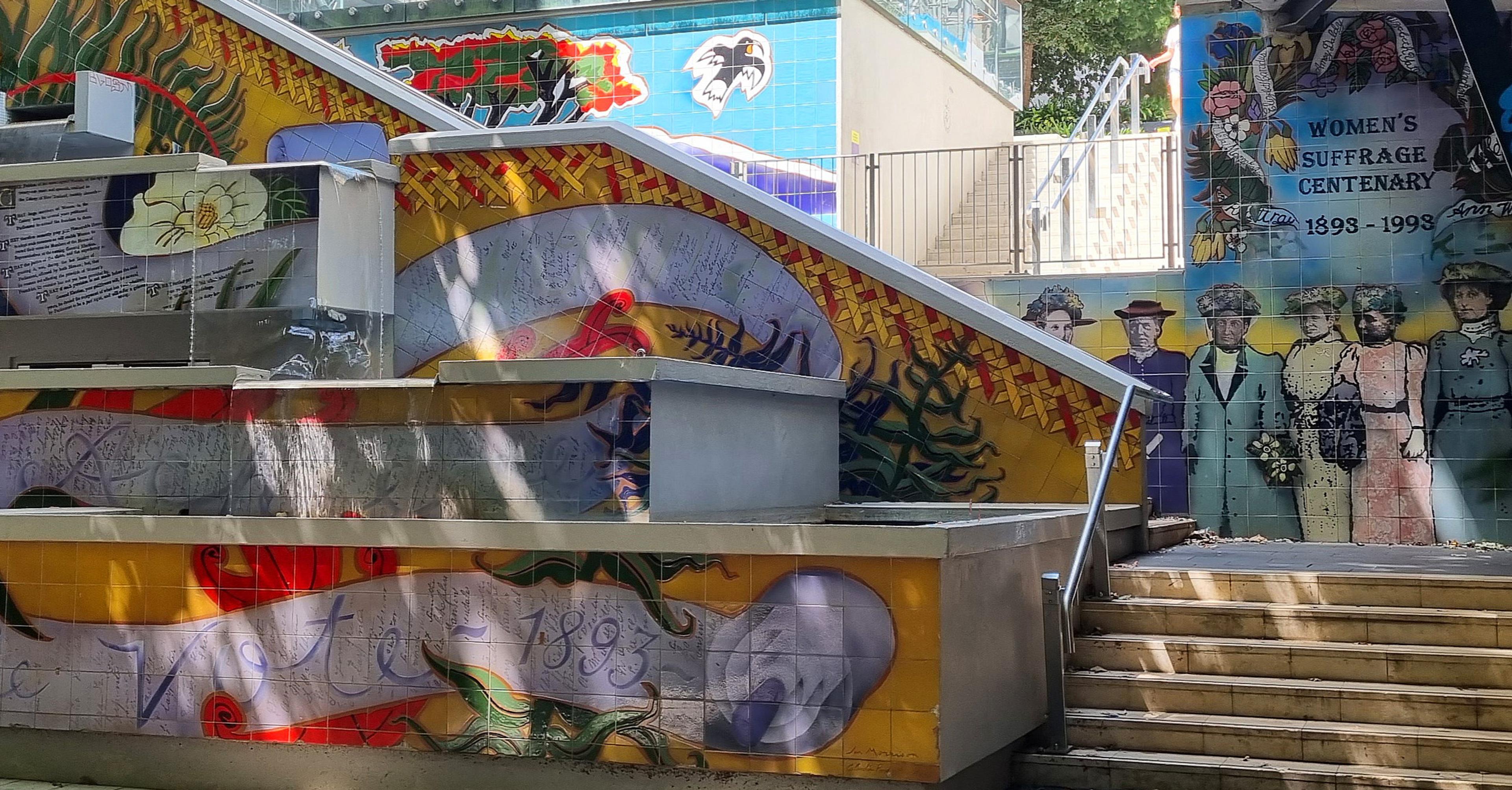 Women's Suffrage Square Auckland/Wikimedia Commons photo by Itineris55