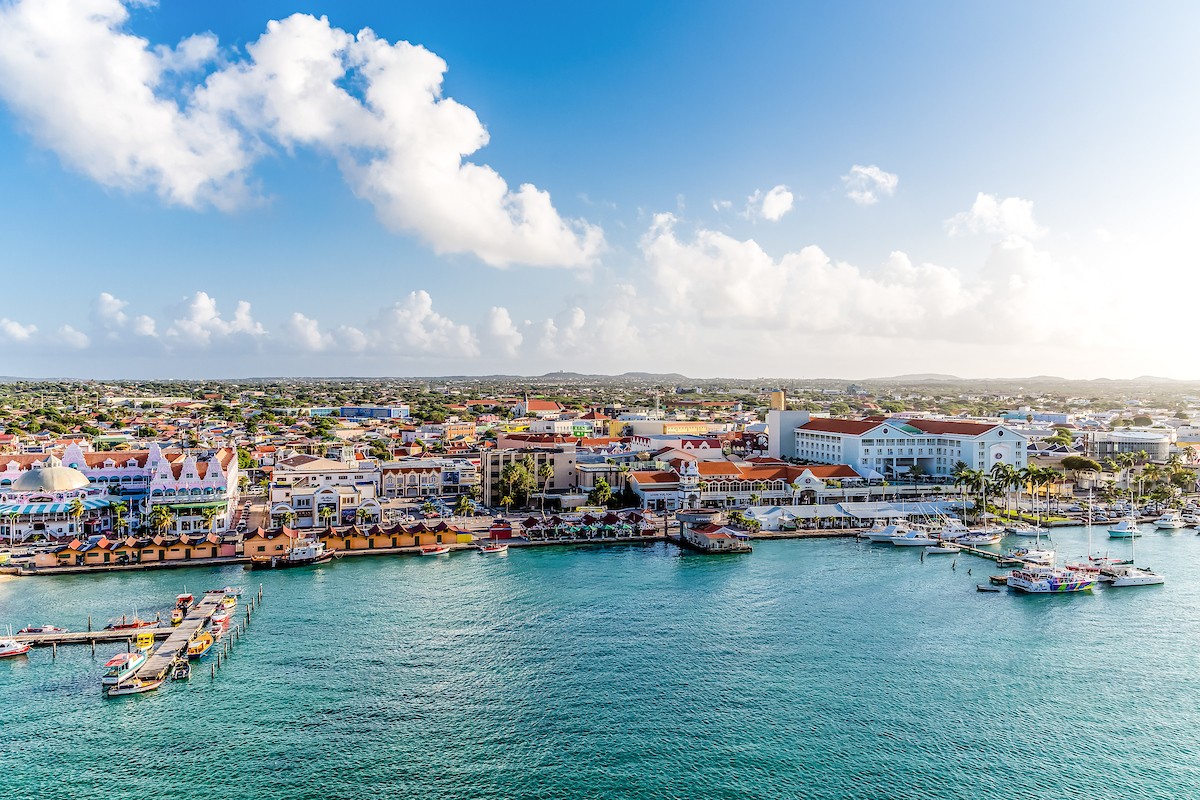 Oranjestad, the capital and largest city of Aruba/Shutterstock