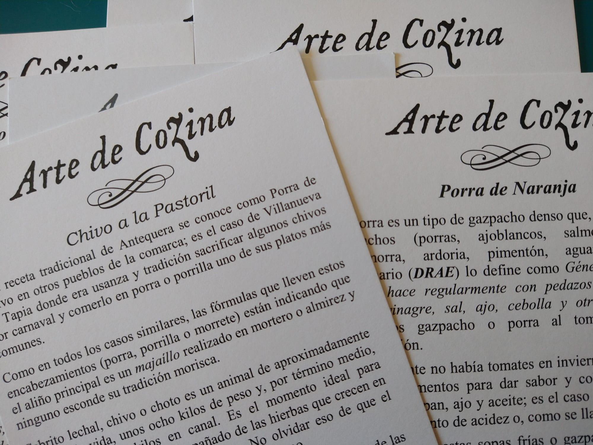 At Arte de Cozina, index cards for every dish tell you the story behind it./Photo by Jonathan Lerner