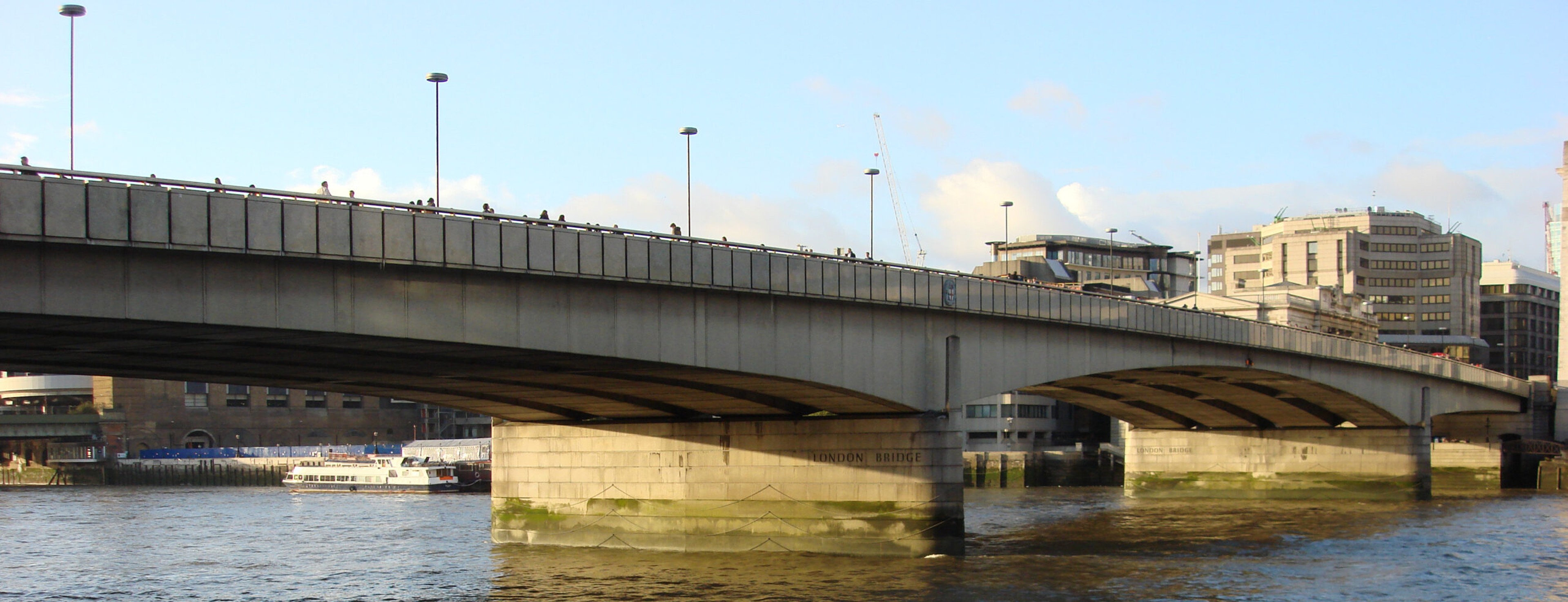 London Bridge today isn't the original and also isn't quite as pretty as its predecessor (below), which now stands in Arizona./Photo above Wikimedia Commons by Oxyman. Lake Havasu, Arizona, photo below by Shutterstock
