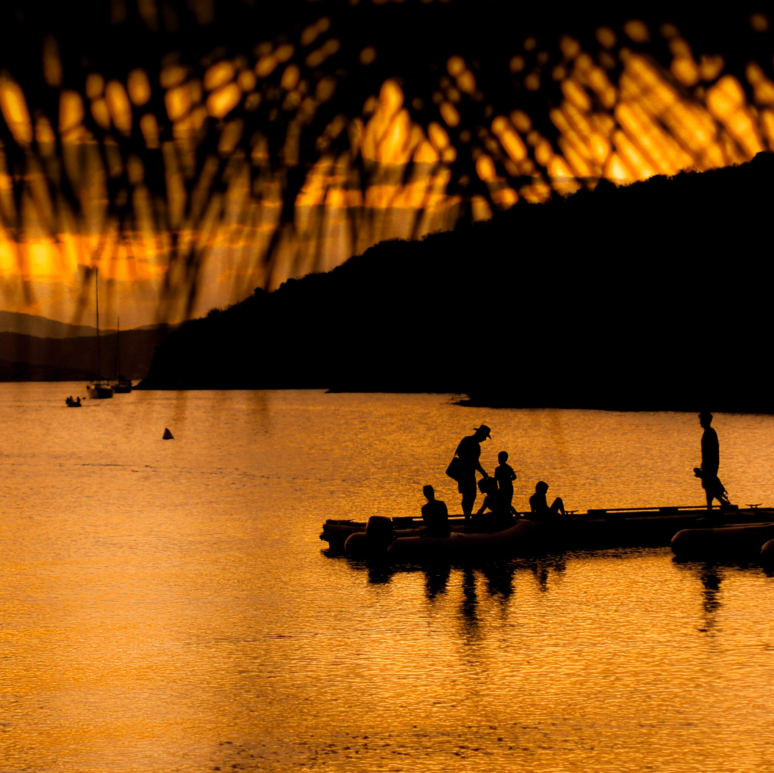 This is the view from Foxy's Bar and Restaurant on Jost Van Dyke/Getty