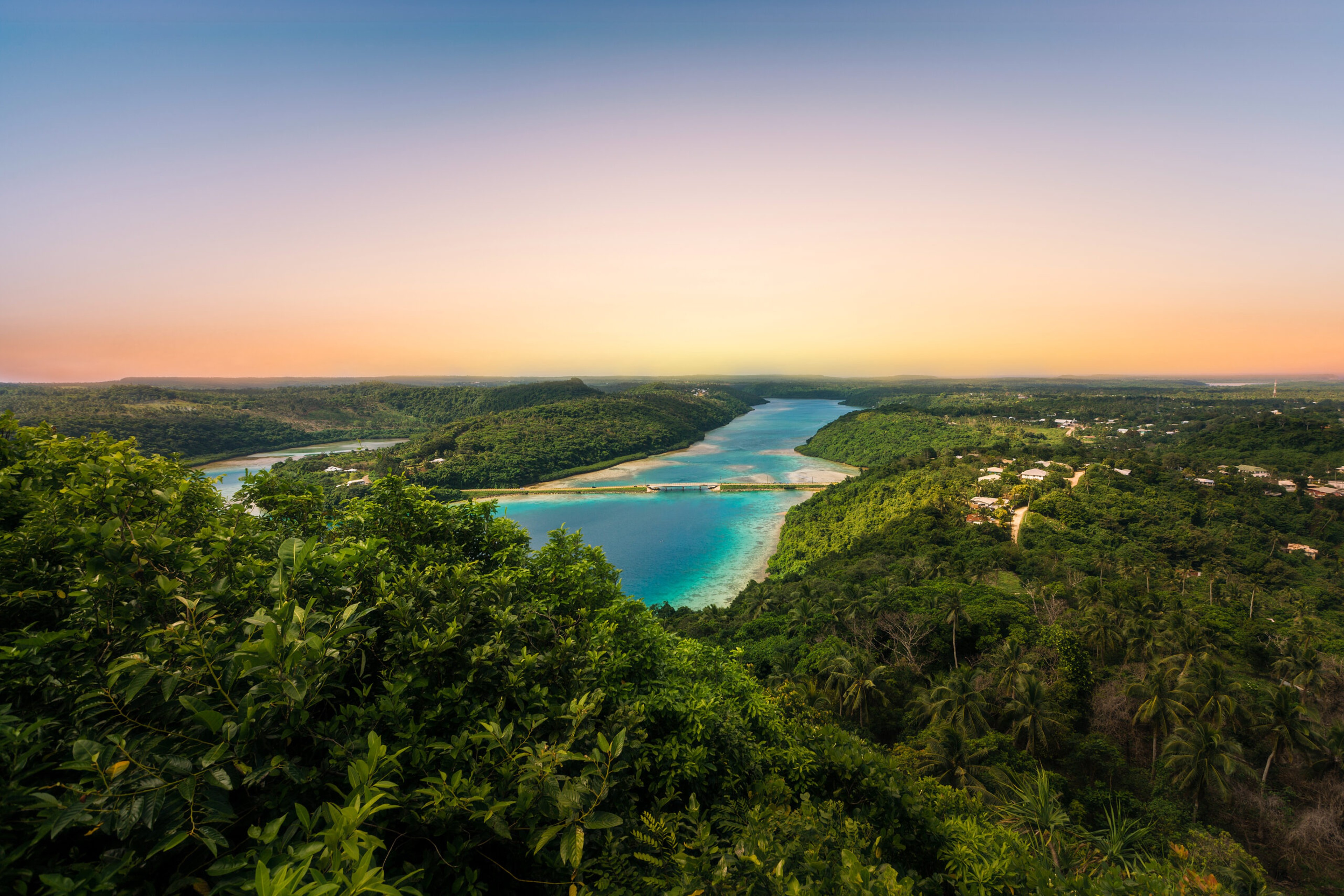 The view from Mt. Talau in Tonga/Shutterstock