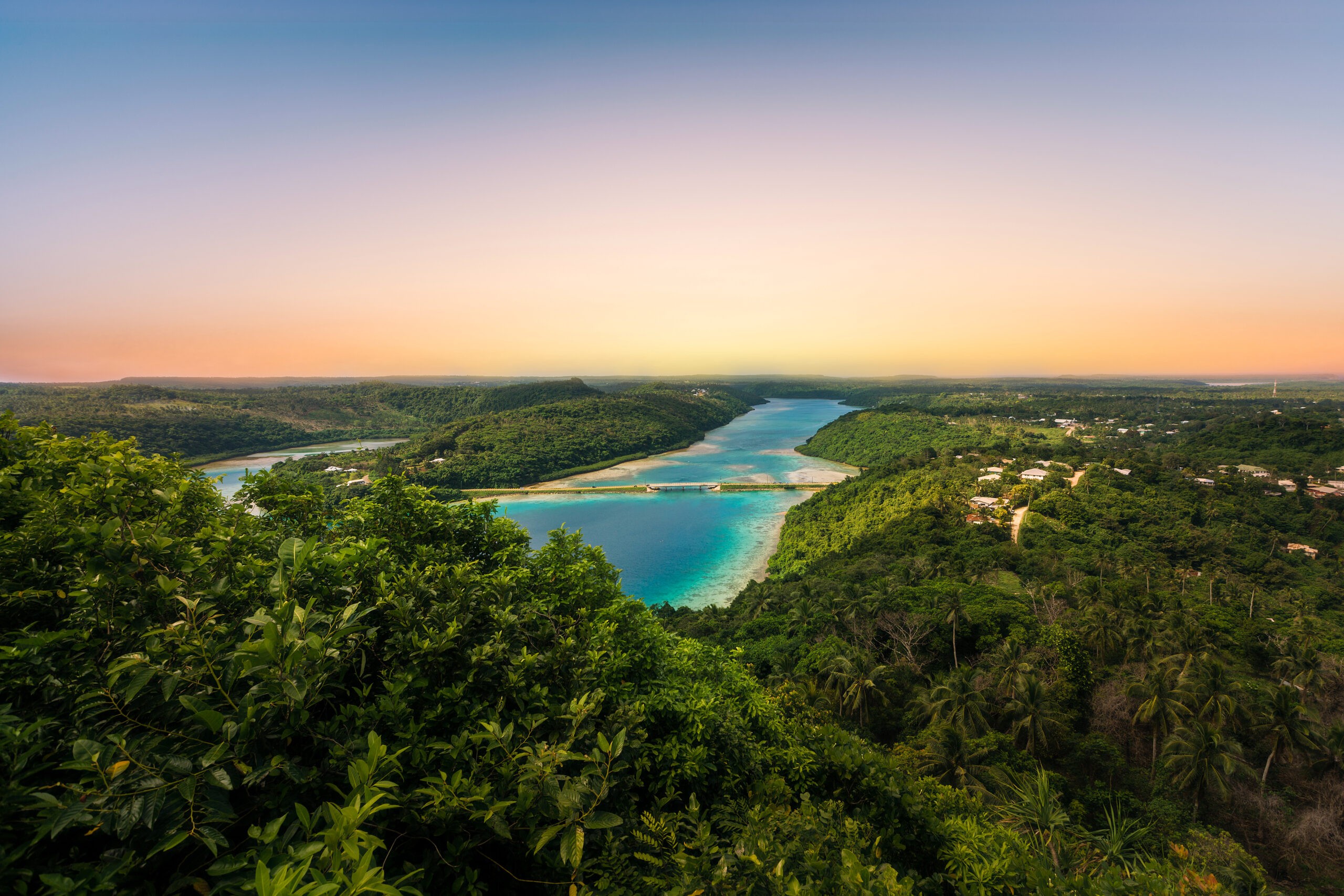 The view from Mt. Talau in Tonga/Shutterstock
