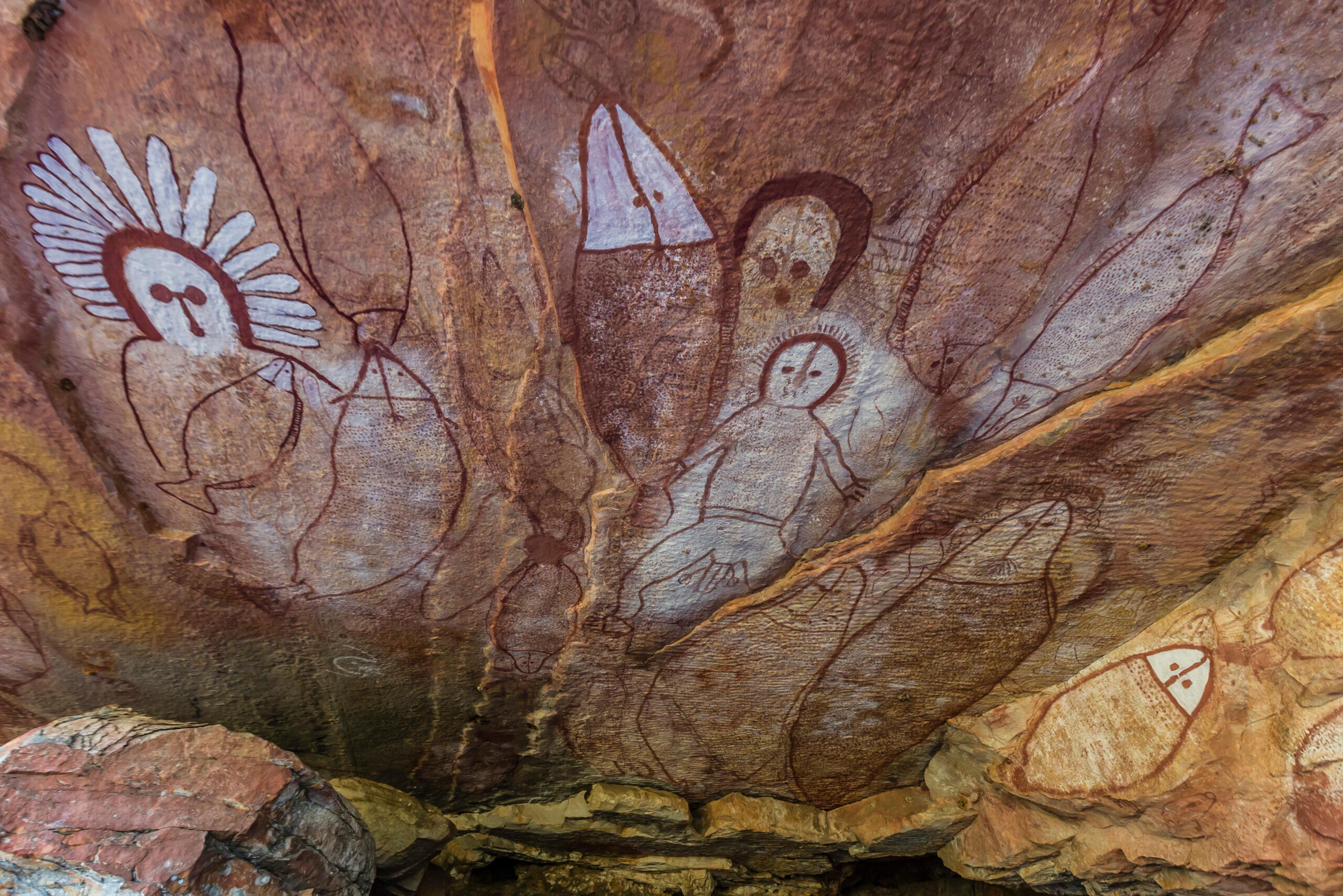 Wajinda cave art, Kimberley, Australia/Getty Images