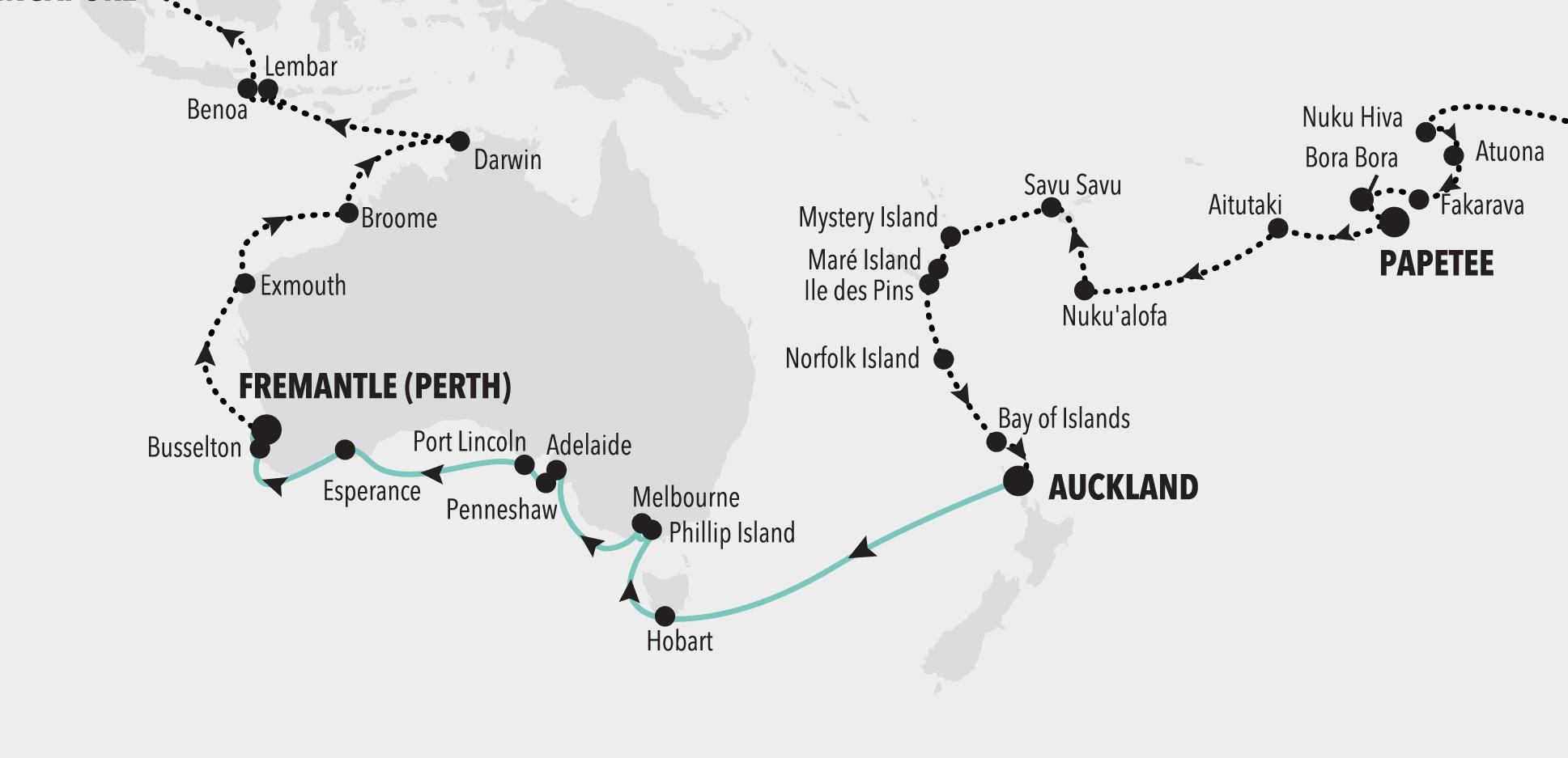 "The Curious and the Sea," Silversea's World Cruise 2026, Segment 4