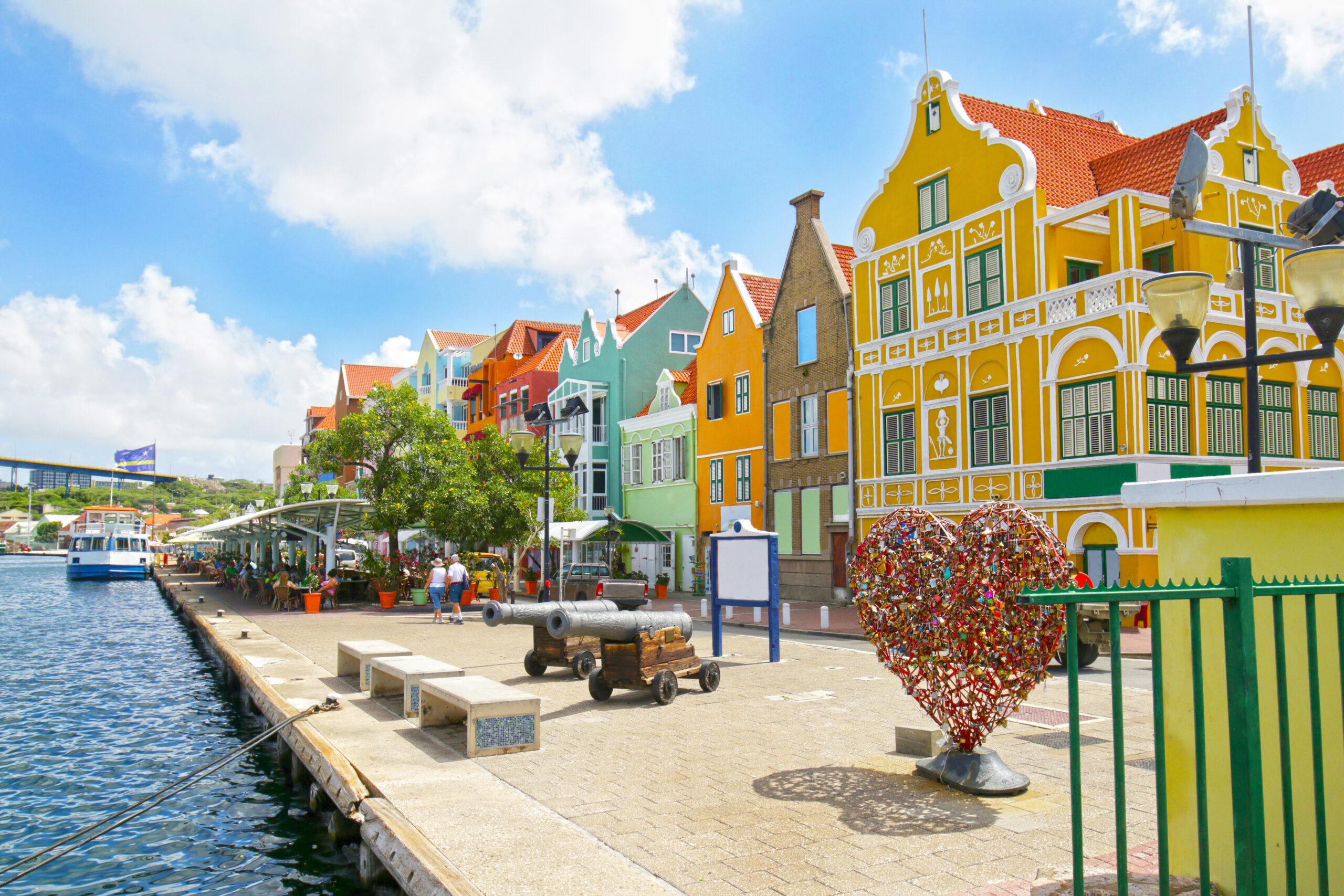 Colorful Curaçao sits outside the hurricane belt./Shutterstock