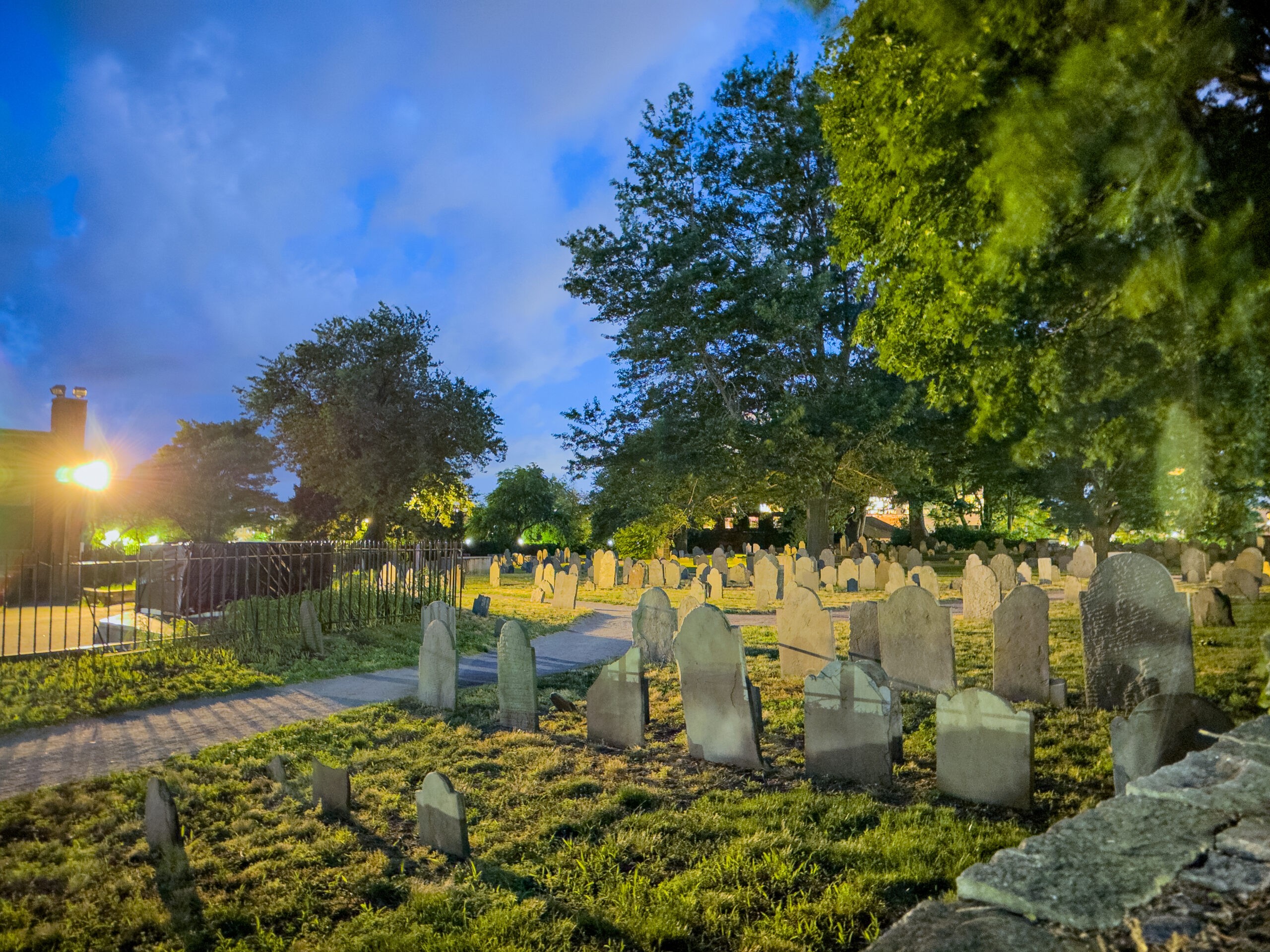 A Salem, Mass., a graveyard, where witches are said to be buried/Getty Images