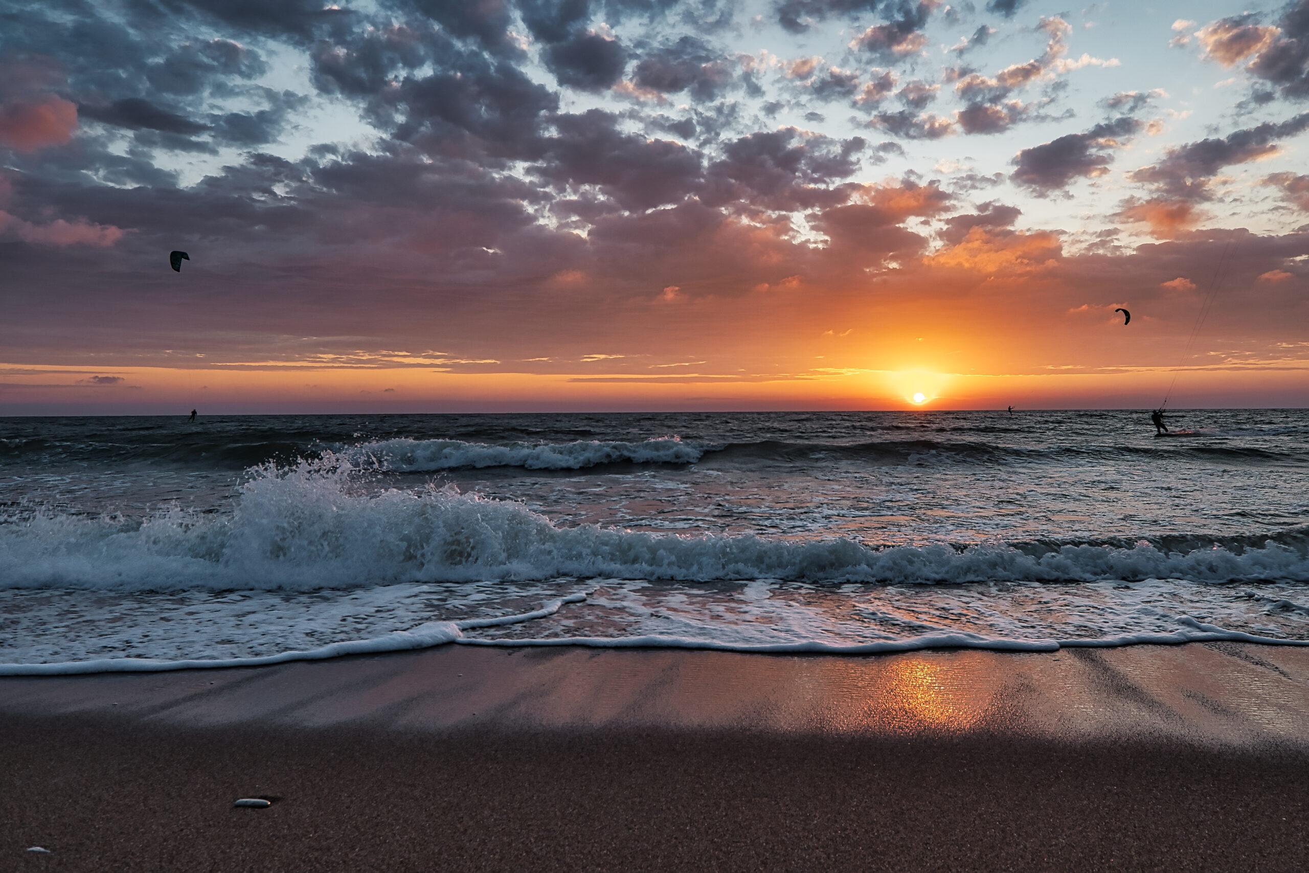 Summer light lingers in Latvia in this photo from a mid-July evening./Getty Images