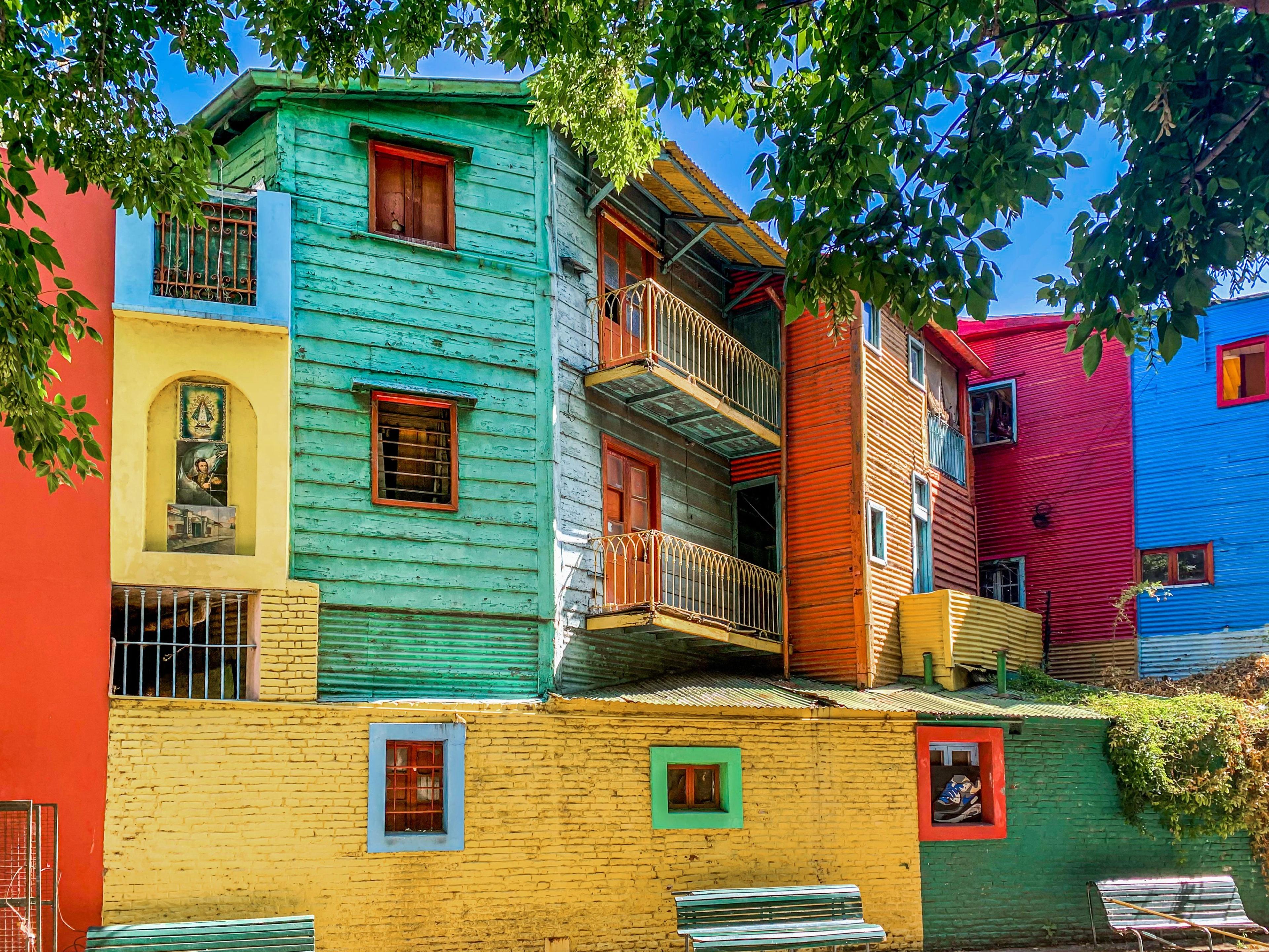 La Boca colorful neighborhood