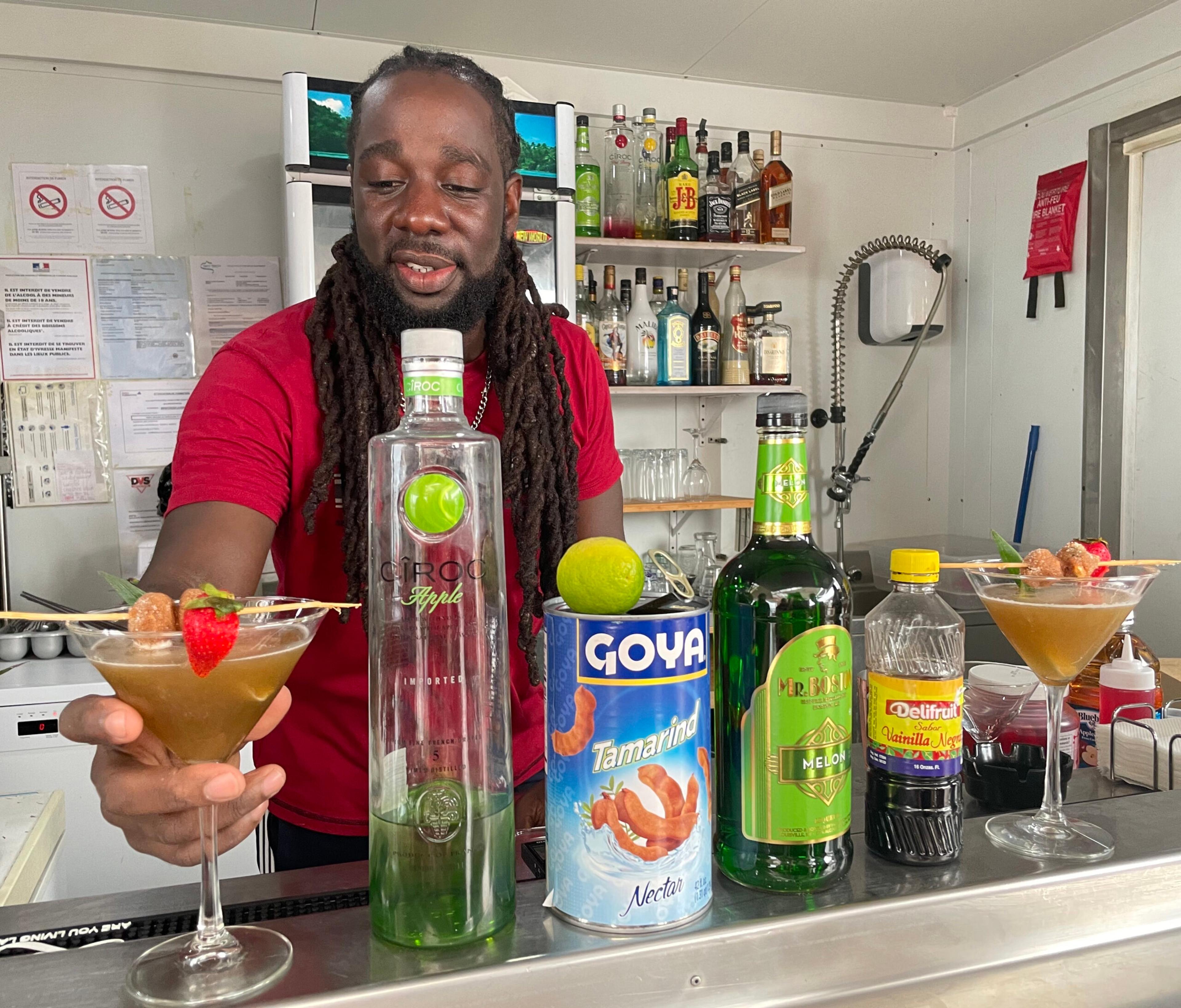 Tamarind, a mix of sweet and sour, gives these tropical martinis a little extra zip. Credit Daryl Brooks at Hot Spot SXM./Photo by Lina Zeldovich for Silversea