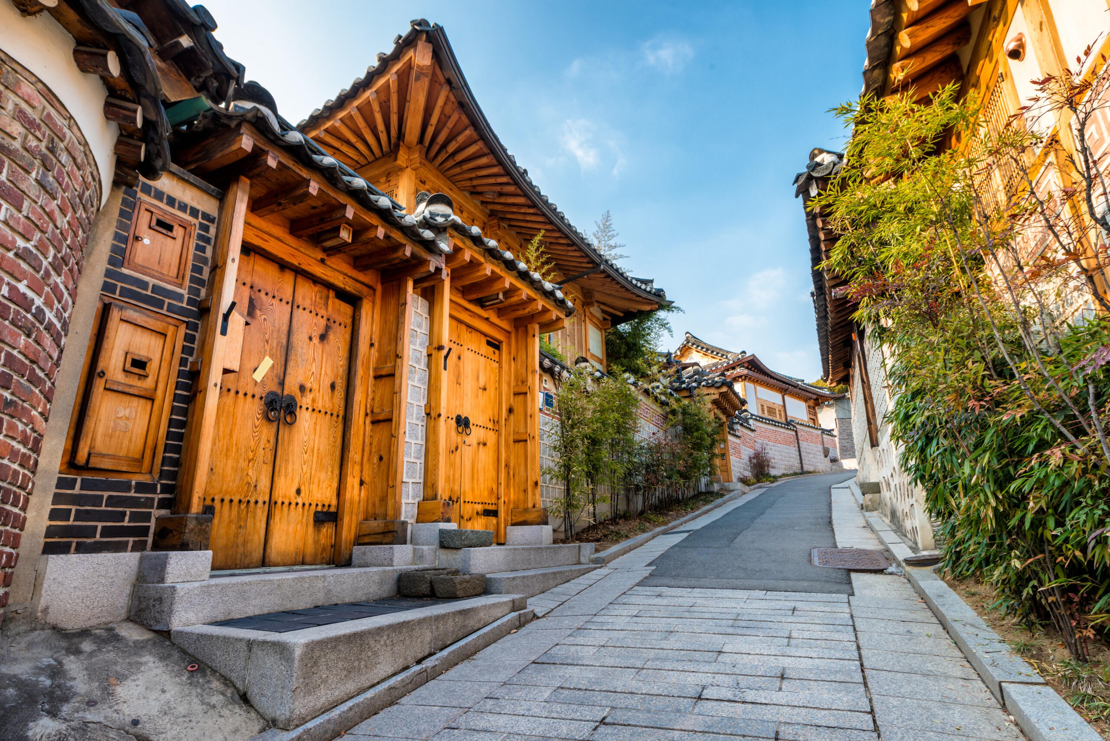 Bukchon Hanok Folk Village is one of the rare glimpses of pre-1953 Seoul./Shutterstock