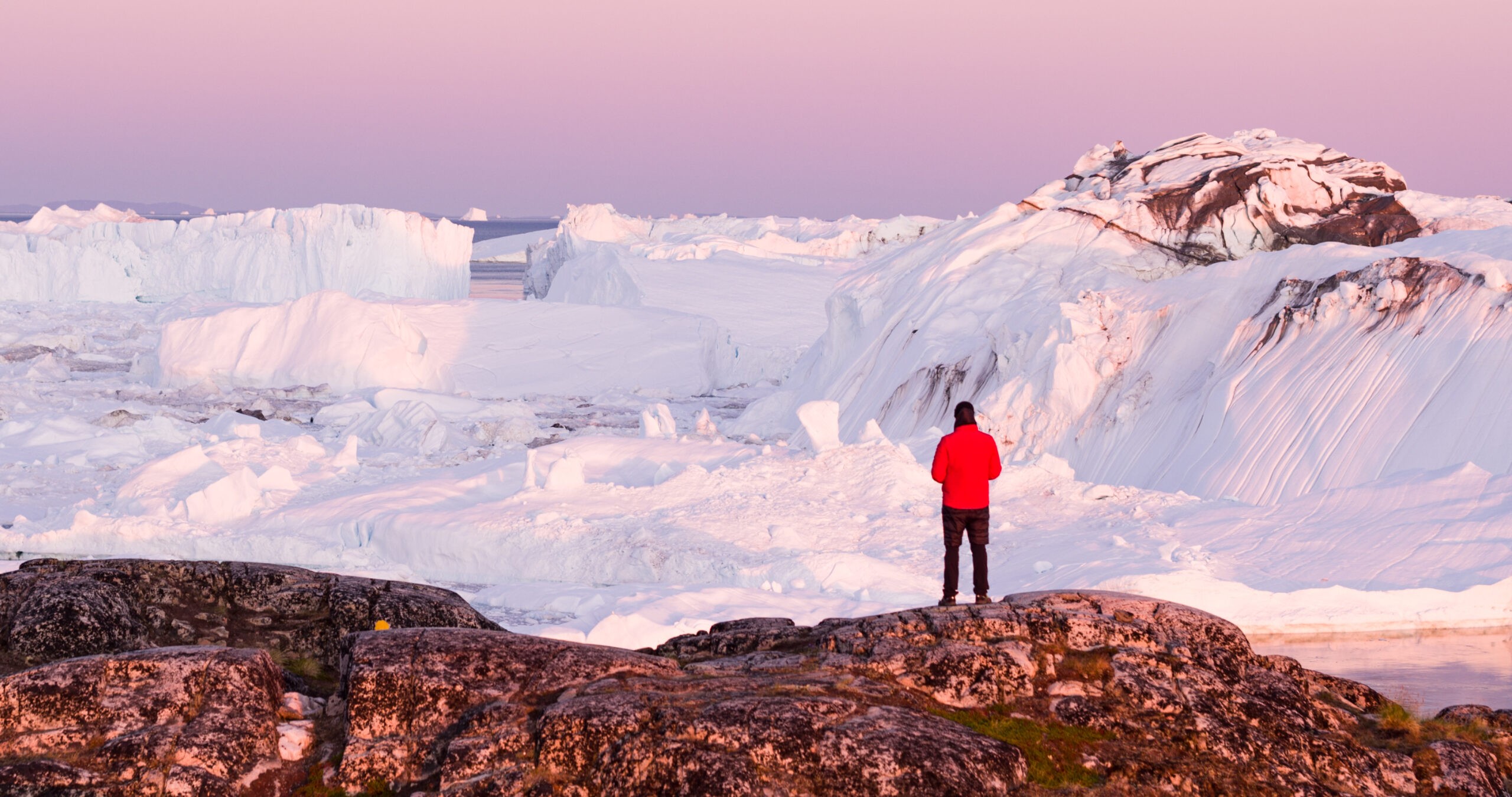 Ilulissat, Greenland, ice fjord with giant icebergs/Shutterstock