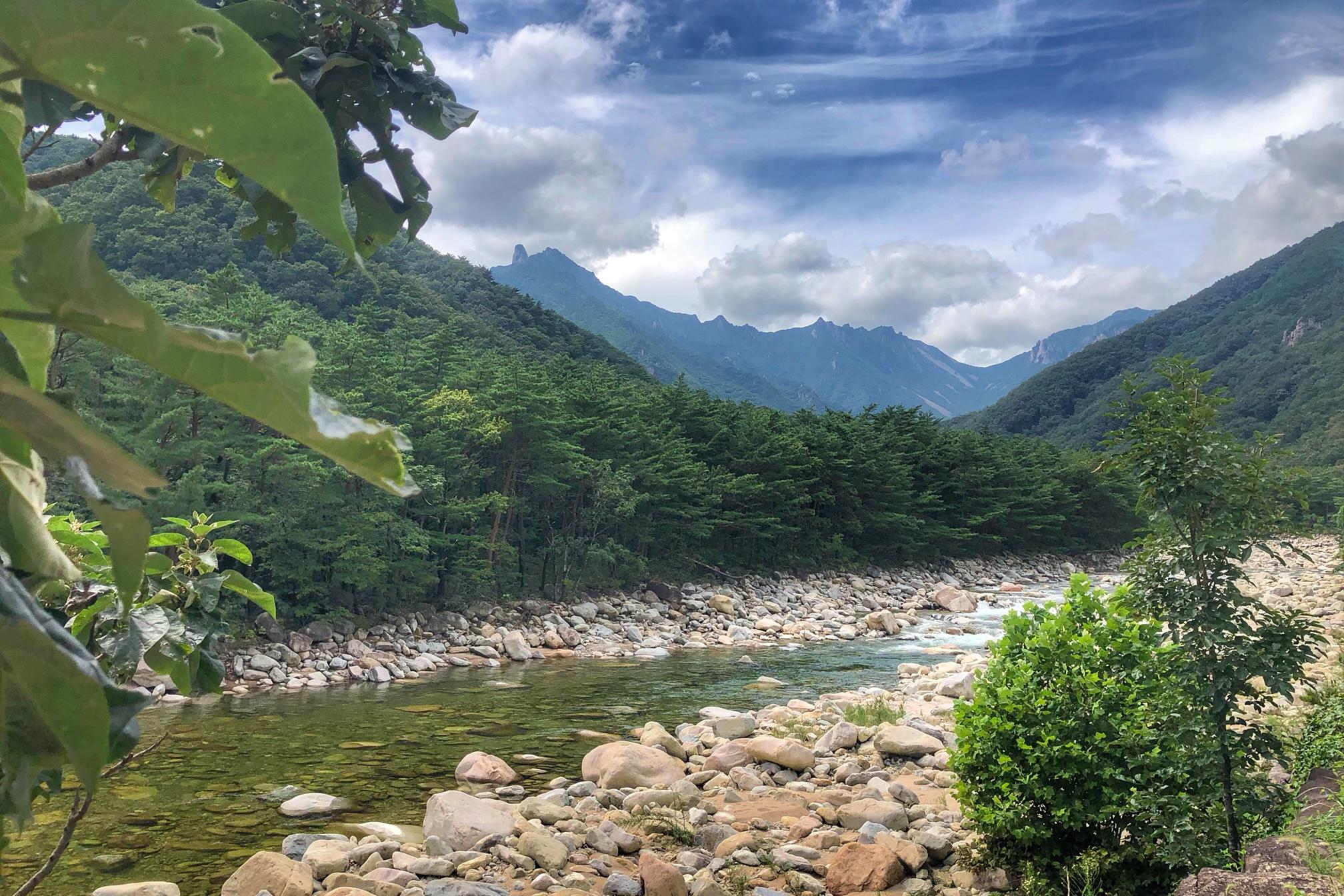 In Korea's Sokcho, Seoraksan, a UNESCO Biosphere Reserve, is a must see. Silversea photo by Carolyn Spencer Brown
