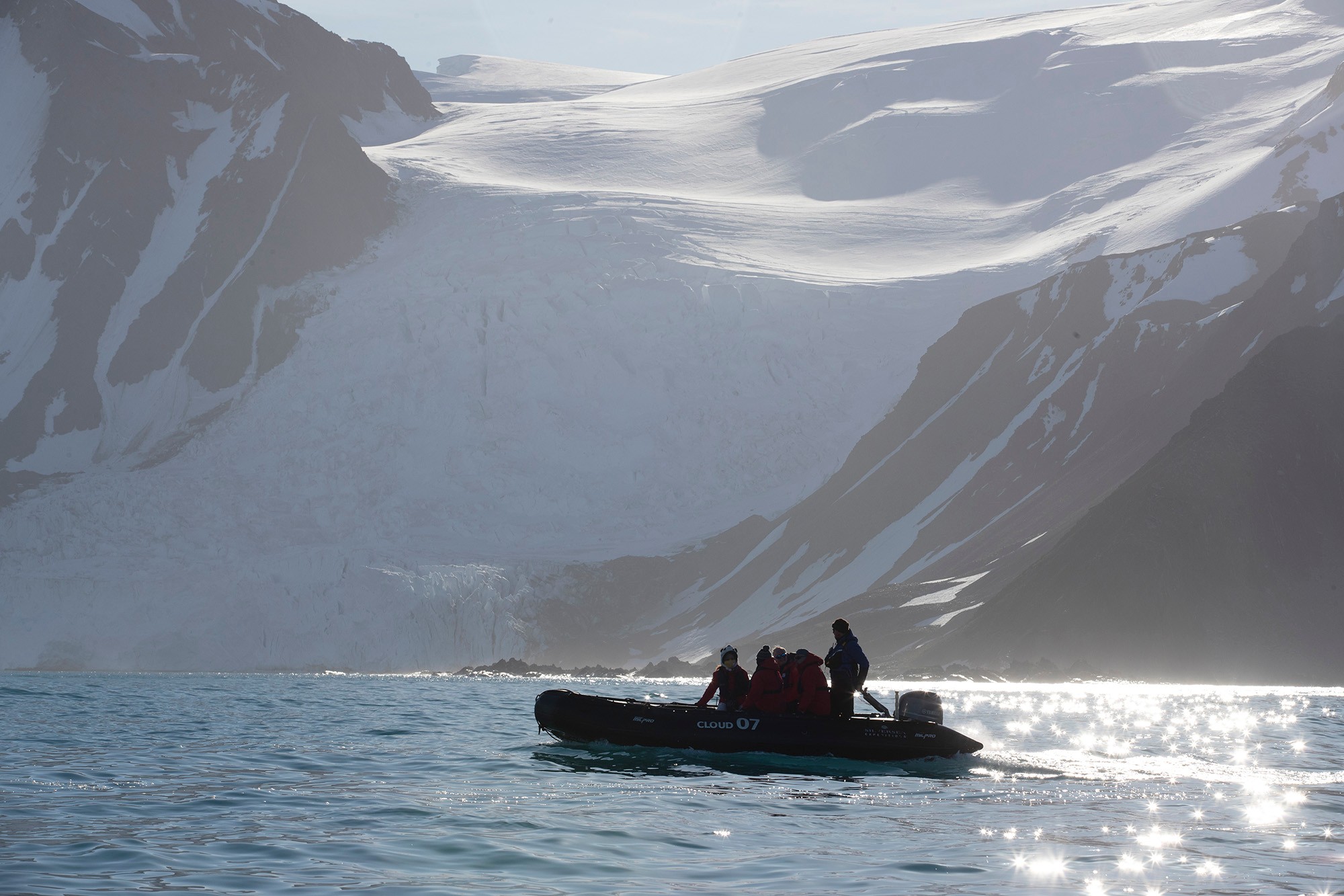 Zodiacs bring you closer to the authentic beauty of Antarctica./Lucia Griggi